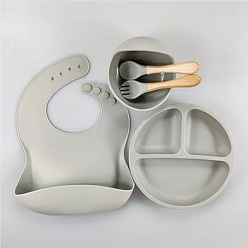 Cubbycoo Baby Feeding Set Ash