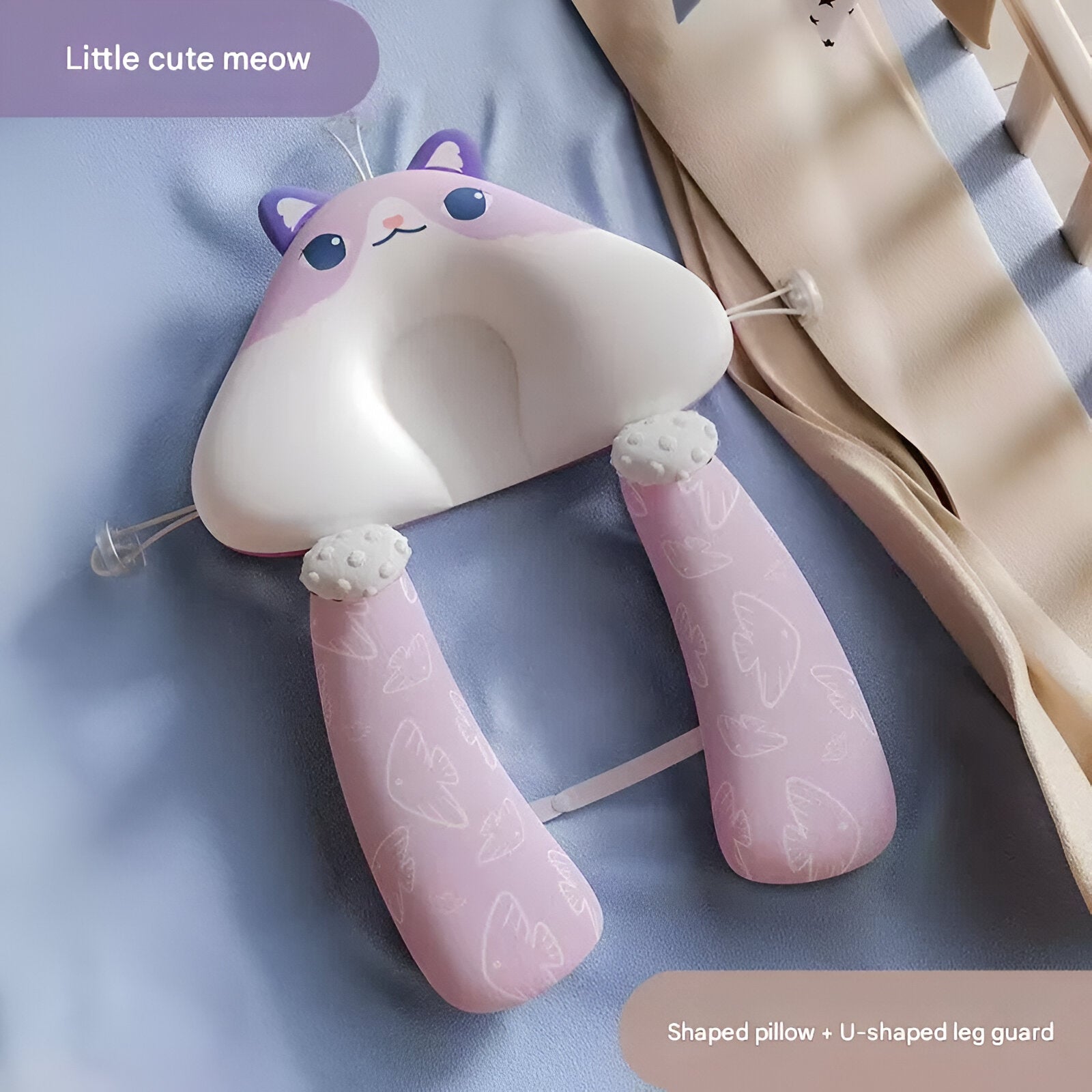 Baby shaping pillow for newborns to prevent head tilt and flat head adjustment pillow for baby exhaust soothing pillow for all seasons