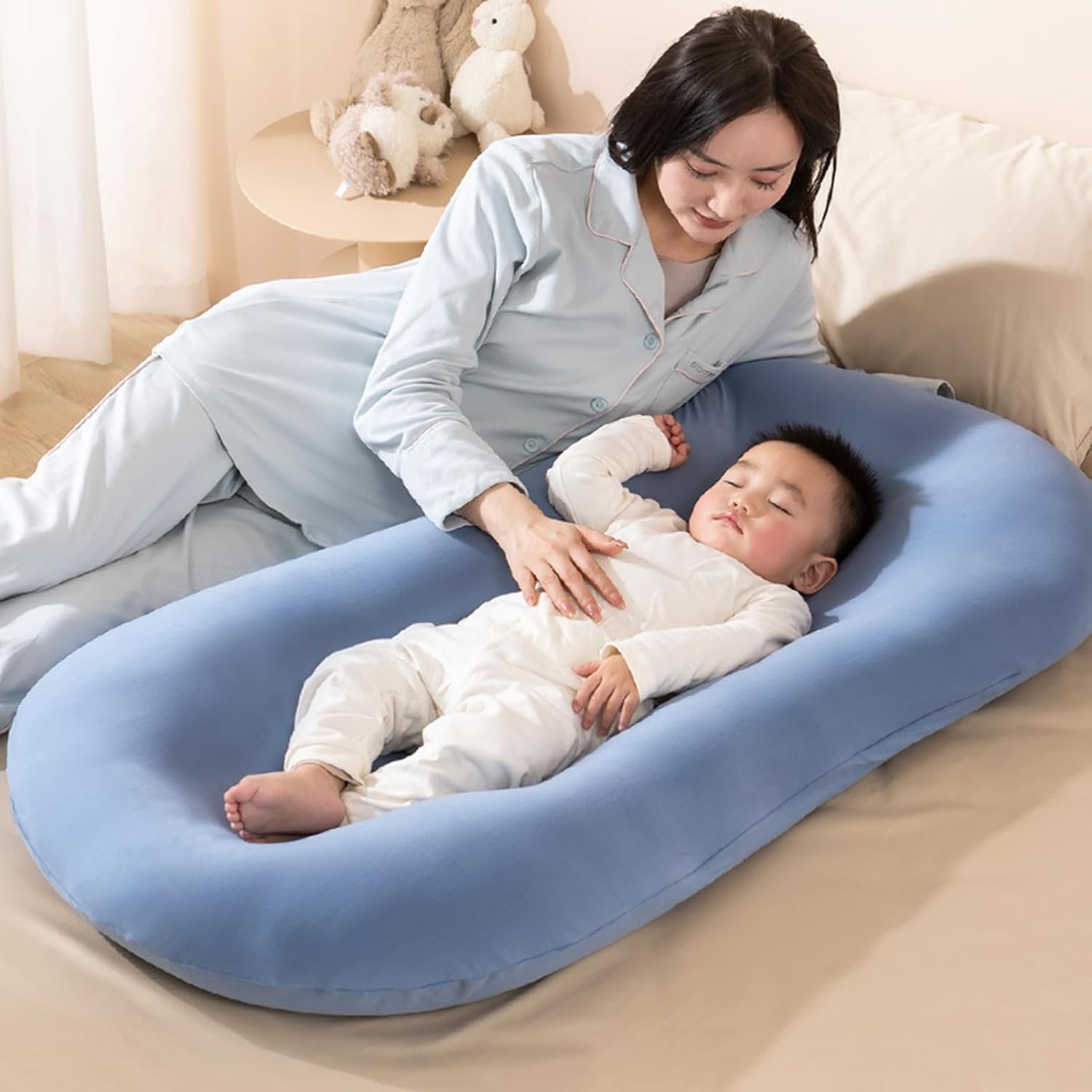 Cubbycoo Gubei Newborn Bionic Sleeping Bed Blue