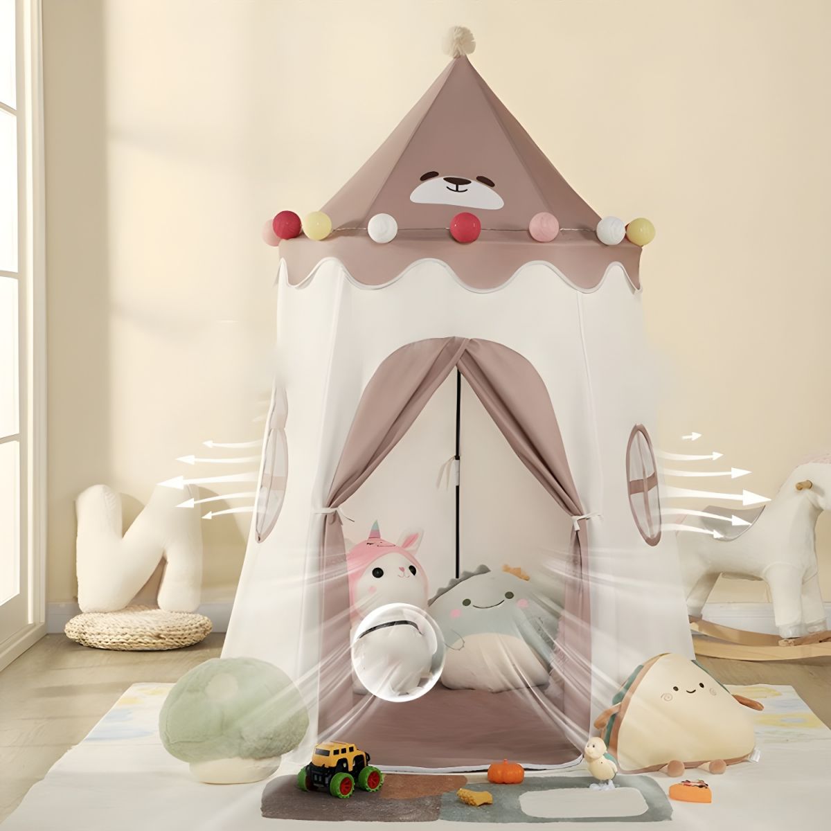 Cubbycoo Indoor Kids Play Tent Castle