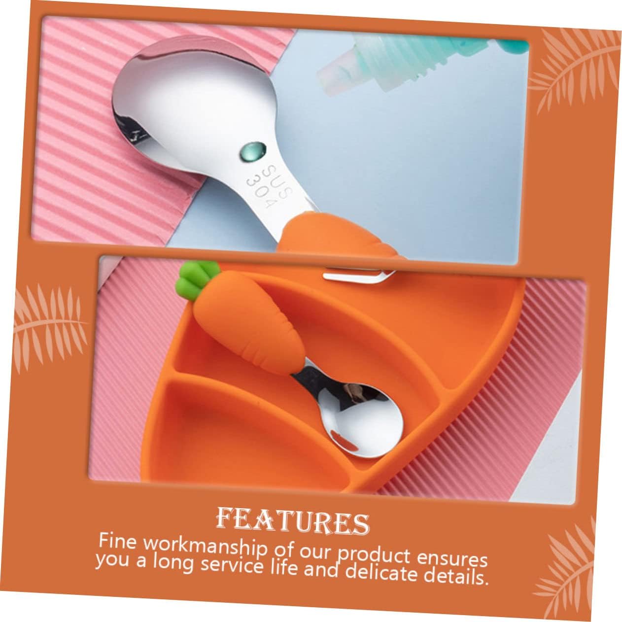 Creative Silicone Cartoon Suction Plate for Kids – Infant Tableware Set with Partitioned Design for Easy Feeding