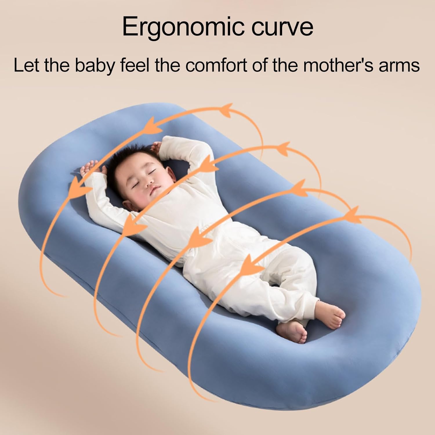 Cubbycoo Gubei Newborn Bionic Sleeping Bed Blue