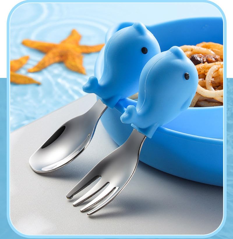 Creative Silicone Cartoon Suction Plate for Kids – Infant Tableware Set with Partitioned Design for Easy Feeding