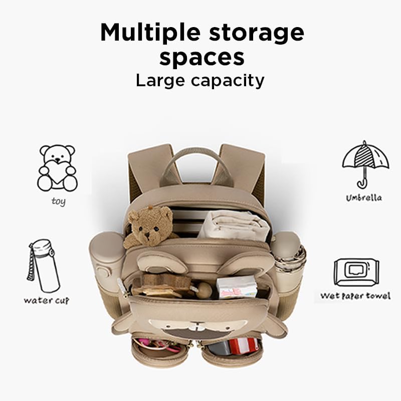 Cute Forest Animal Kids Backpack | Lightweight Preschool & Kindergarten Bag