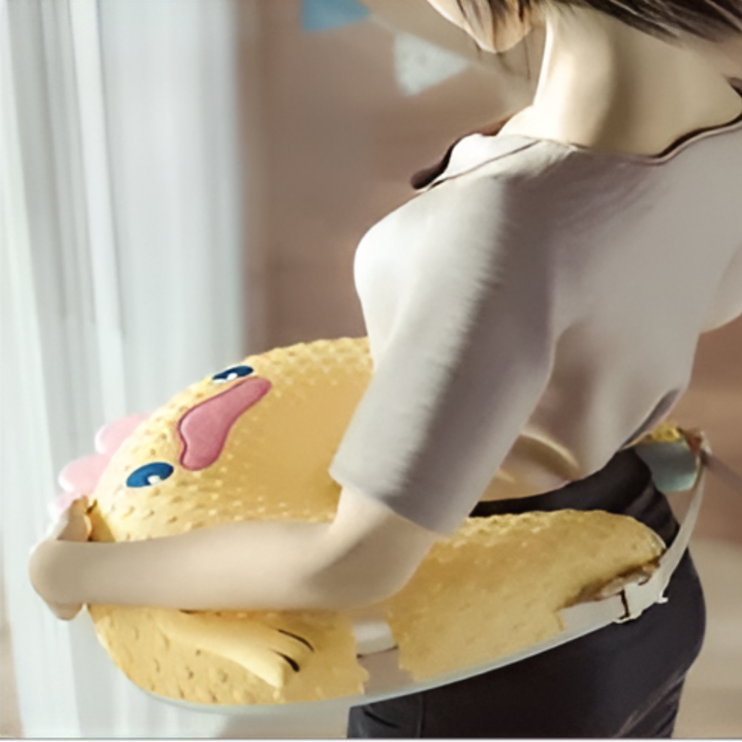 Newborn anti-spit-up pillow for safe feeding and sleep