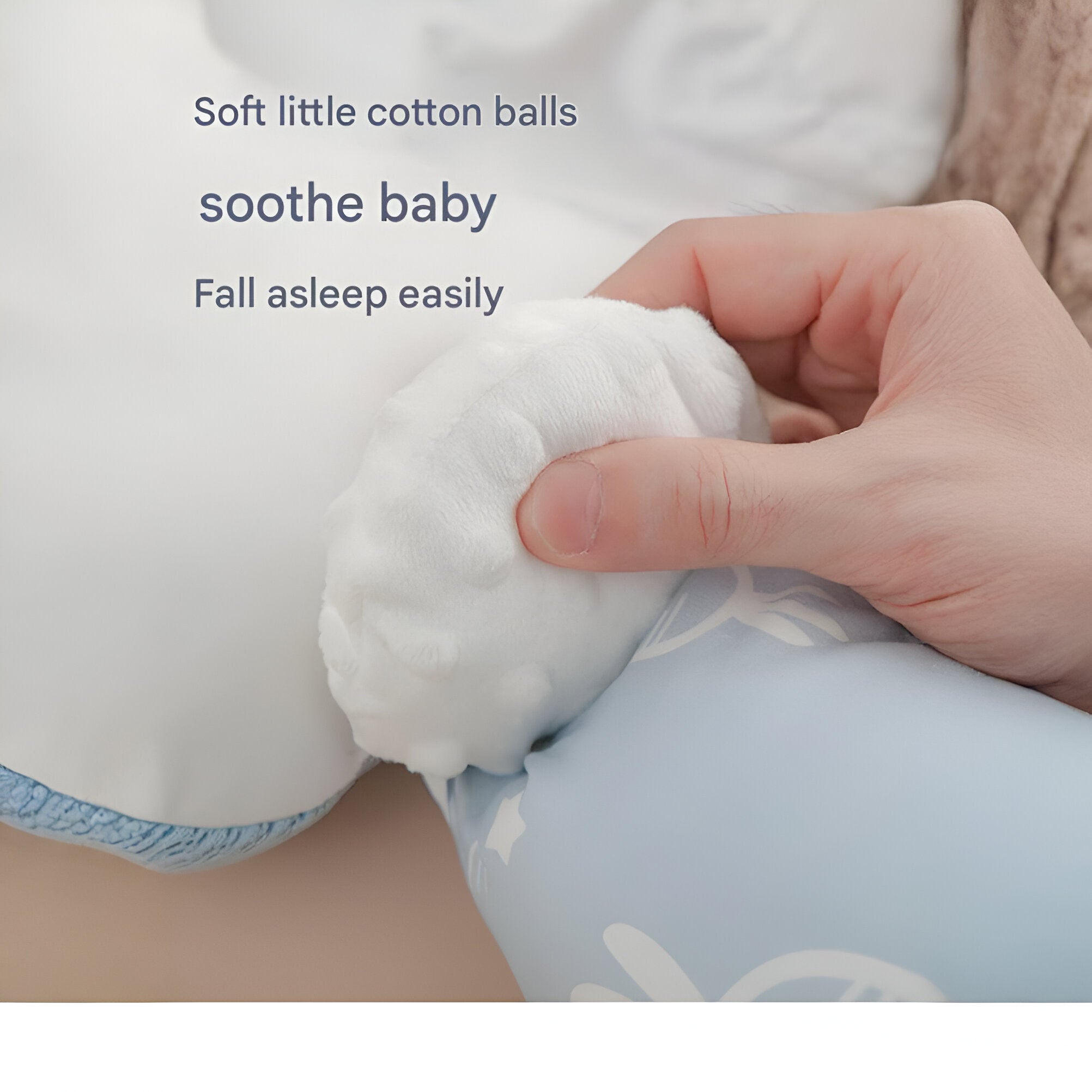 Baby shaping pillow for newborns to prevent head tilt and flat head adjustment pillow for baby exhaust soothing pillow for all seasons