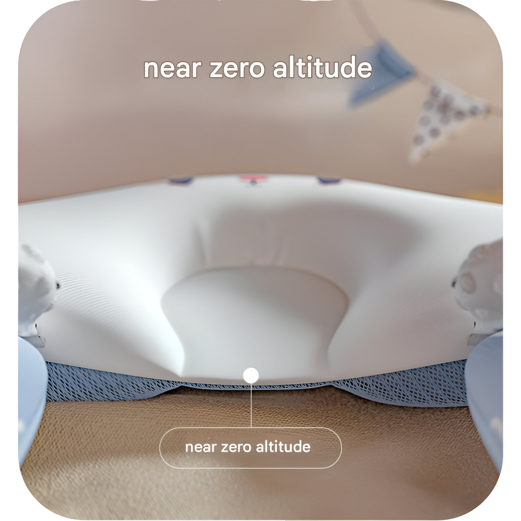 Baby shaping pillow for newborns to prevent head tilt and flat head adjustment pillow for baby exhaust soothing pillow for all seasons