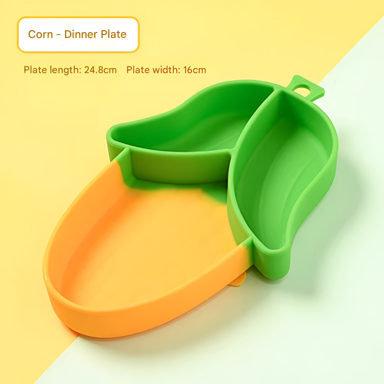 Tender Corn Silicone Plate for Kids – Fun, Safe, and Mess-Free Feeding