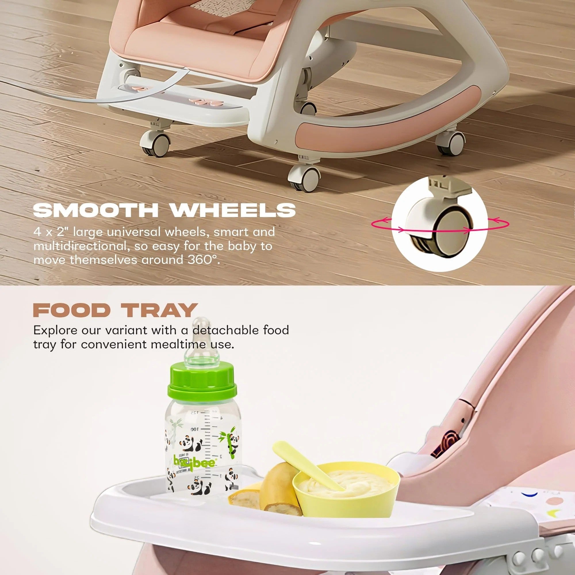 Cubbycoo 5-in-1 Convertible Baby Rocker | Swing, Feeding, and Sleeping Chair