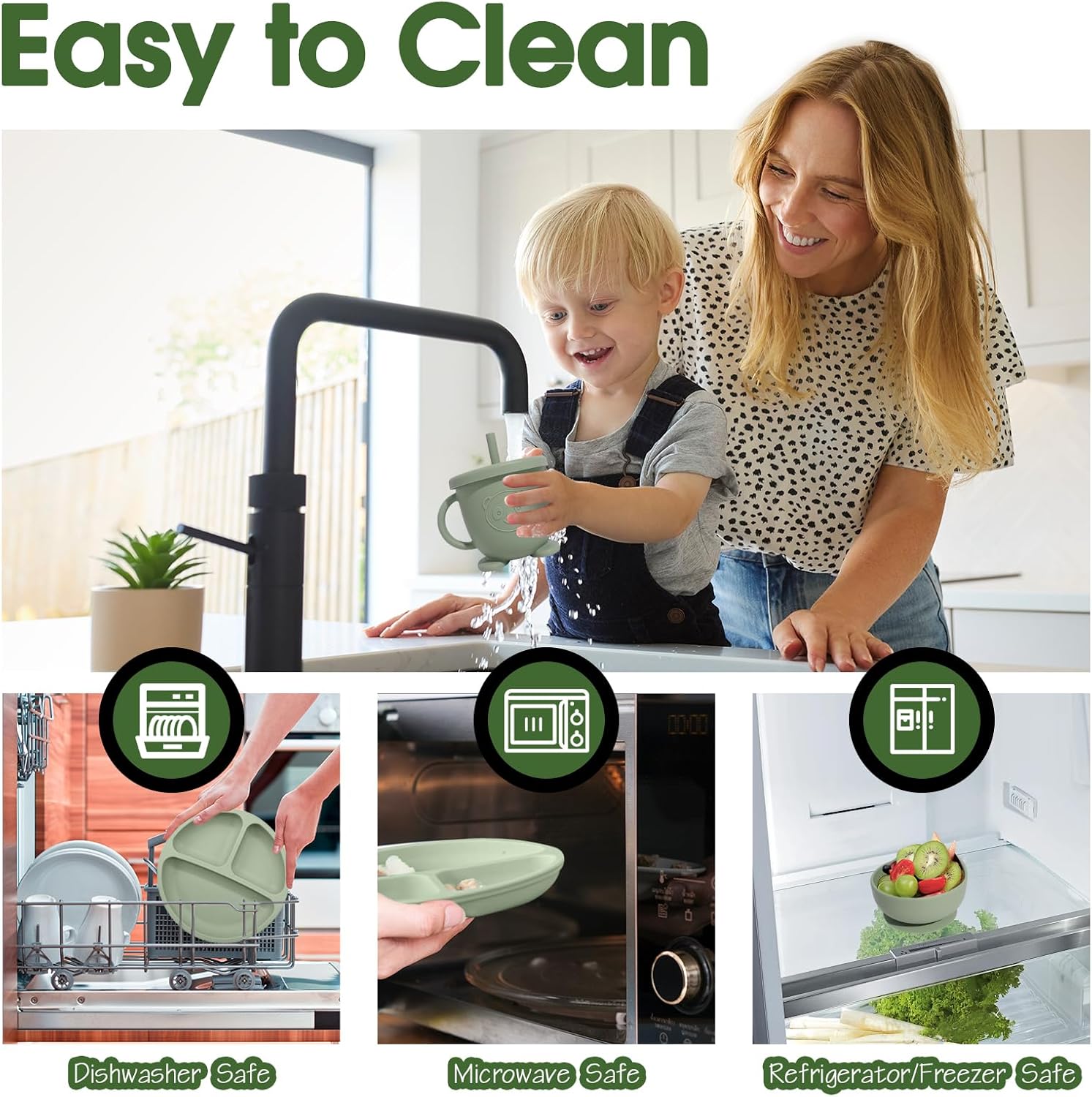 Cubbycoo Baby Feeding Set Green