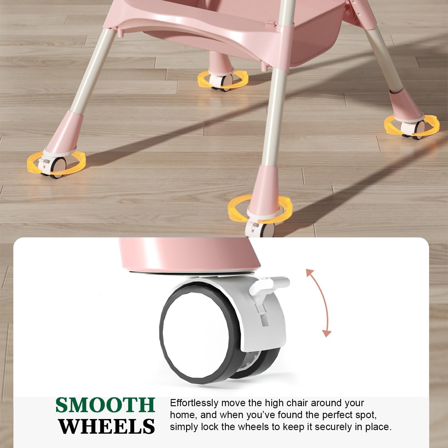 Cubbycoo Adjustable & Portable Baby Dining Chair – Comfortable Infant Feeding Chair