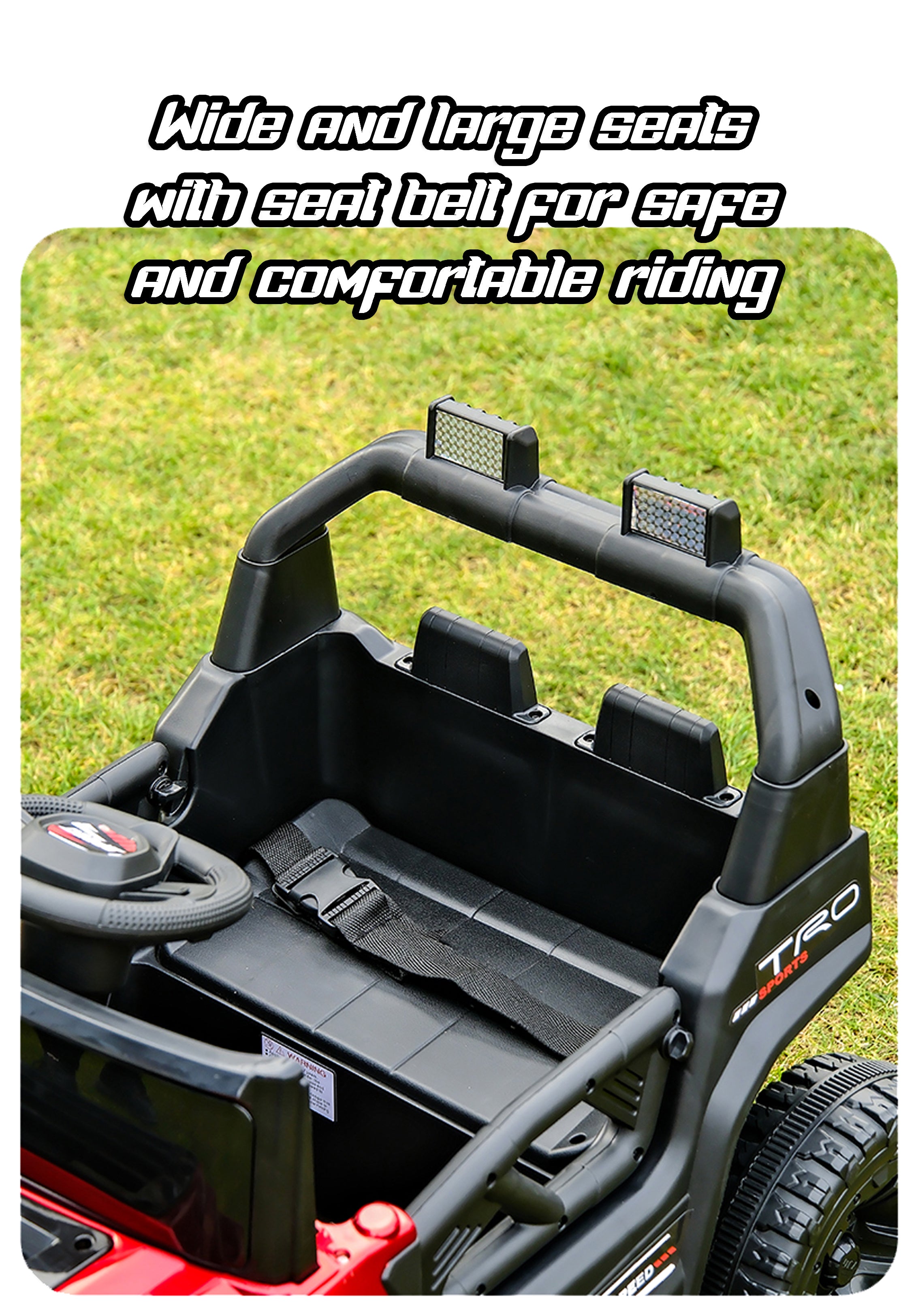 Cubbycoo Hunter 4x4 Battery Operated Jeep for Kids 2 to 6 Years Boys & Girls