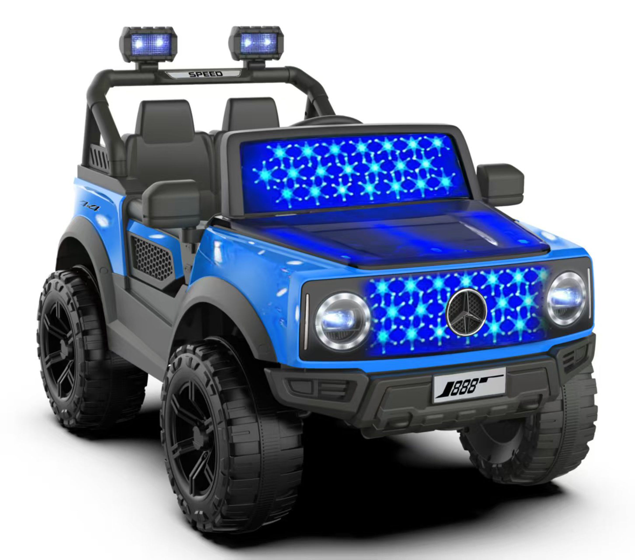 Cubbycoo BoltStar 4x4 Kids Electric Jeep with Bluetooth for Kids 2 to 6 Years Boys & Girls
