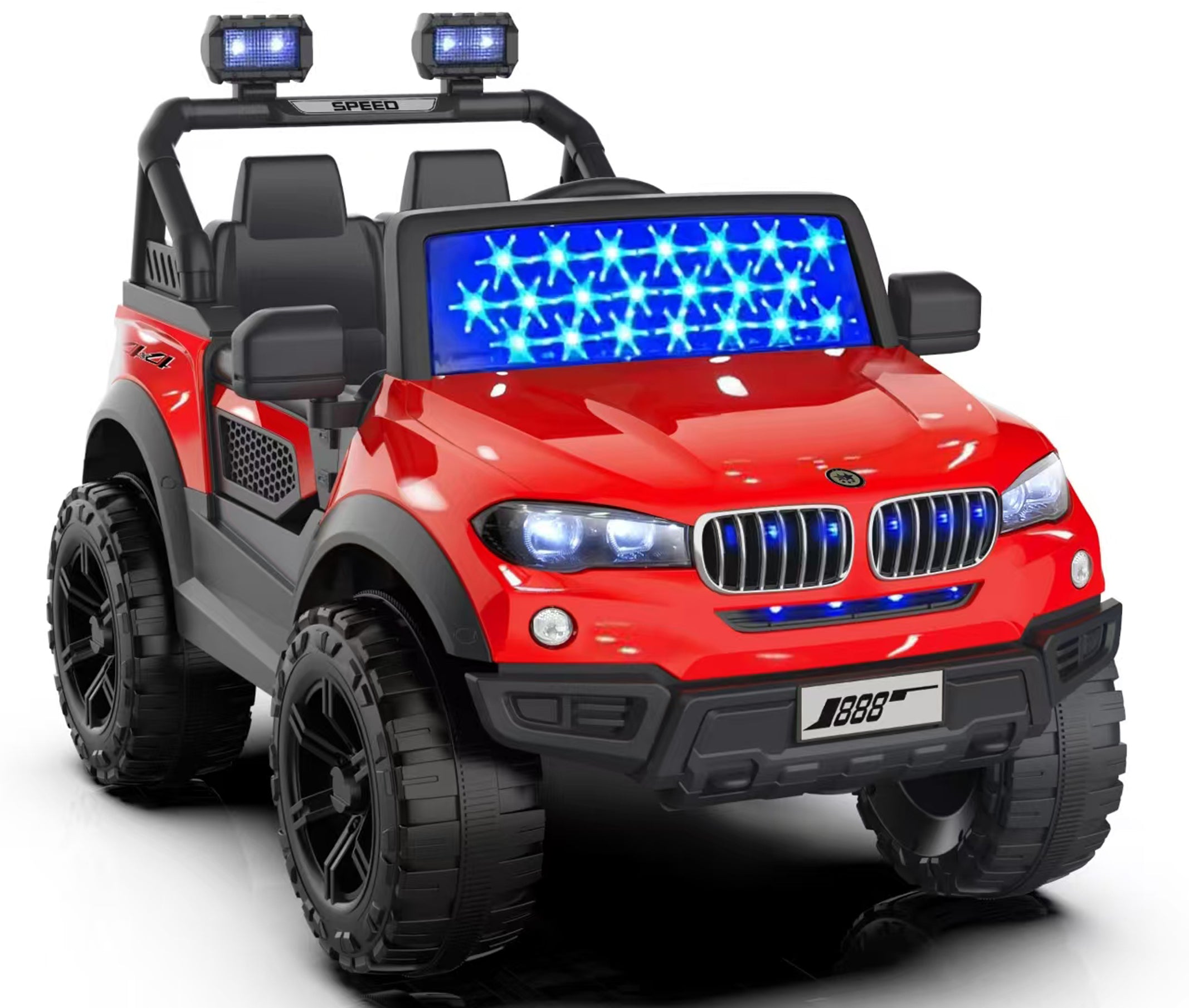 Cubbycoo TurboCruze X6 4x4 Ride-On Jeep for Kids 2 to 6 Years