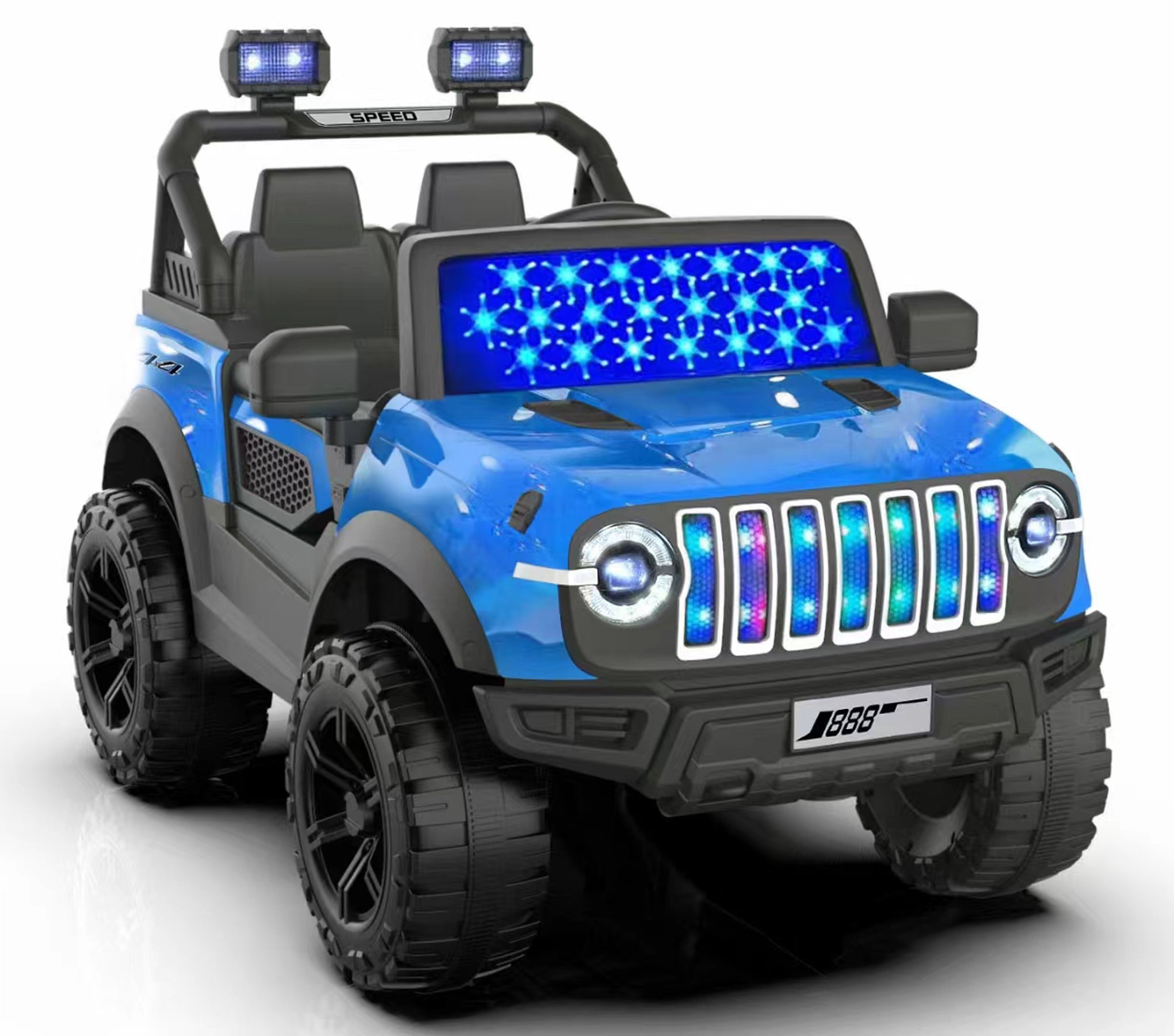 Cubbycoo GlazeRider Z4 4x4 Kids Electric Ride-On Jeep for Kids 2 to 6 Years Boys & Girls