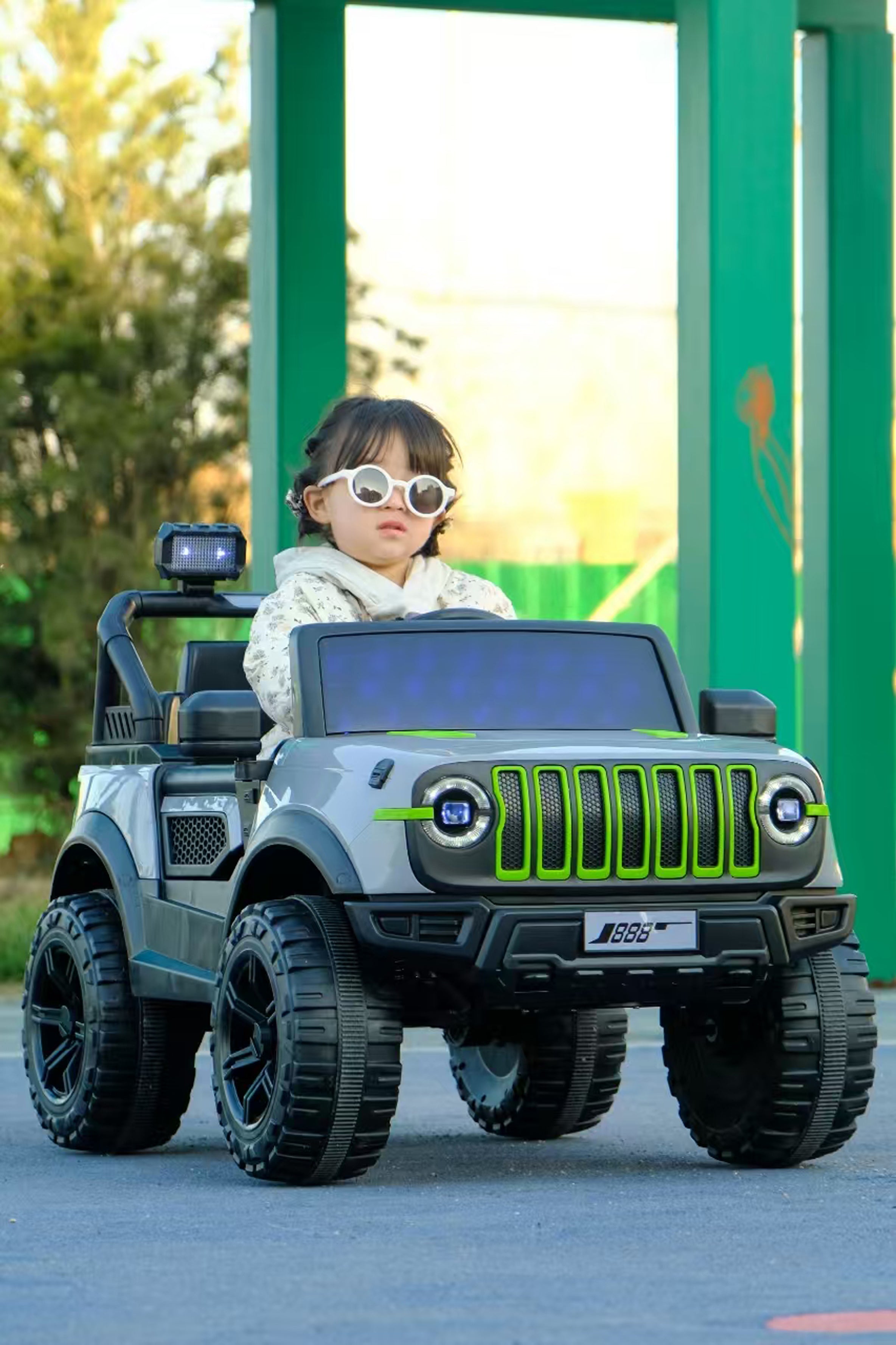 Cubbycoo GlazeRider Z4 4x4 Kids Electric Ride-On Jeep for Kids 2 to 6 Years Boys & Girls