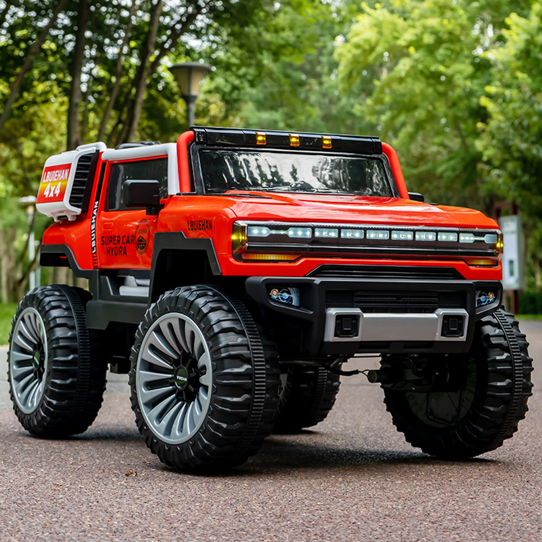 Cubbycoo Trailblazer V4 4x4 Battery Operated Jeep for Kids 2–8 Years