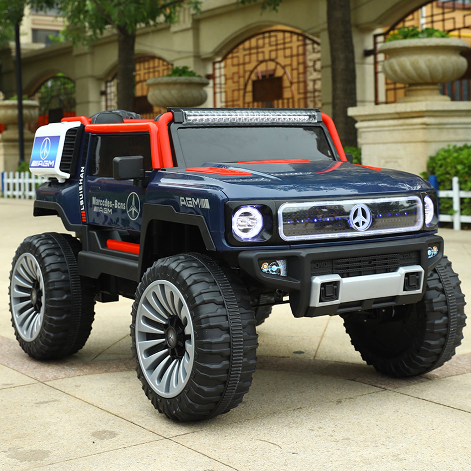 BenzCruze V8 Kids 4x4 Electric Ride-On Jeep For Boys & Girls 2–8 Yrs