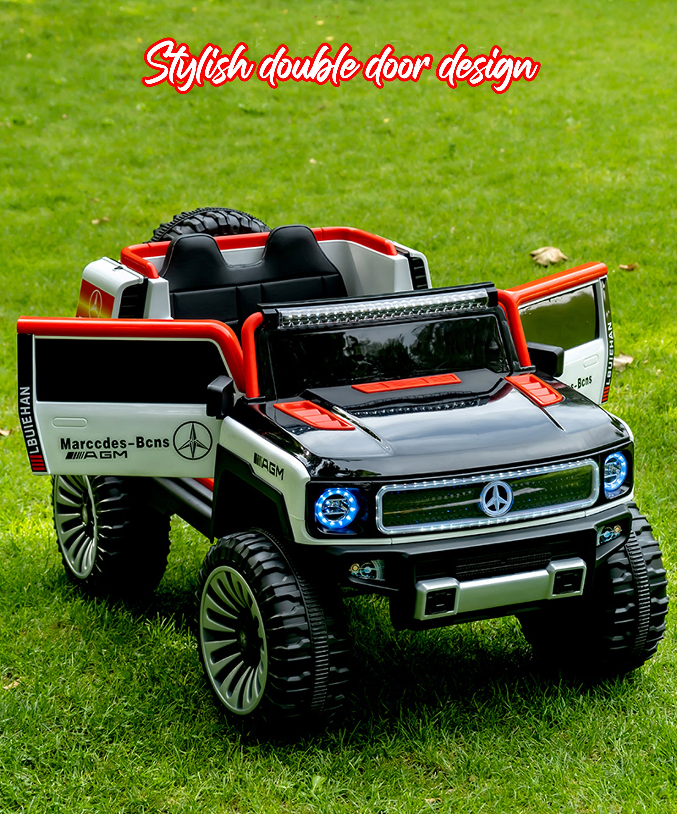 BenzCruze V8 Kids 4x4 Electric Ride-On Jeep For Boys & Girls 2–8 Yrs
