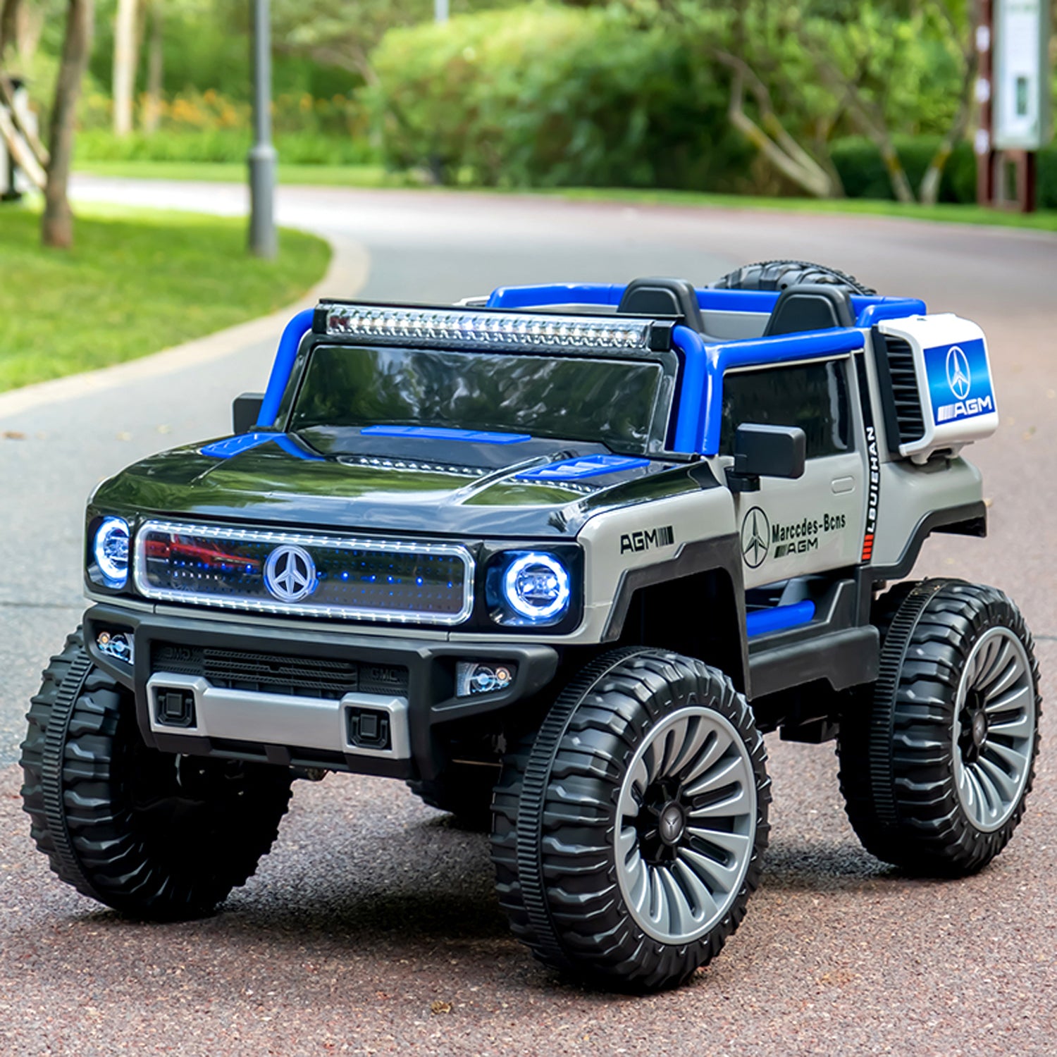 BenzCruze V8 Kids 4x4 Electric Ride-On Jeep For Boys & Girls 2–8 Yrs