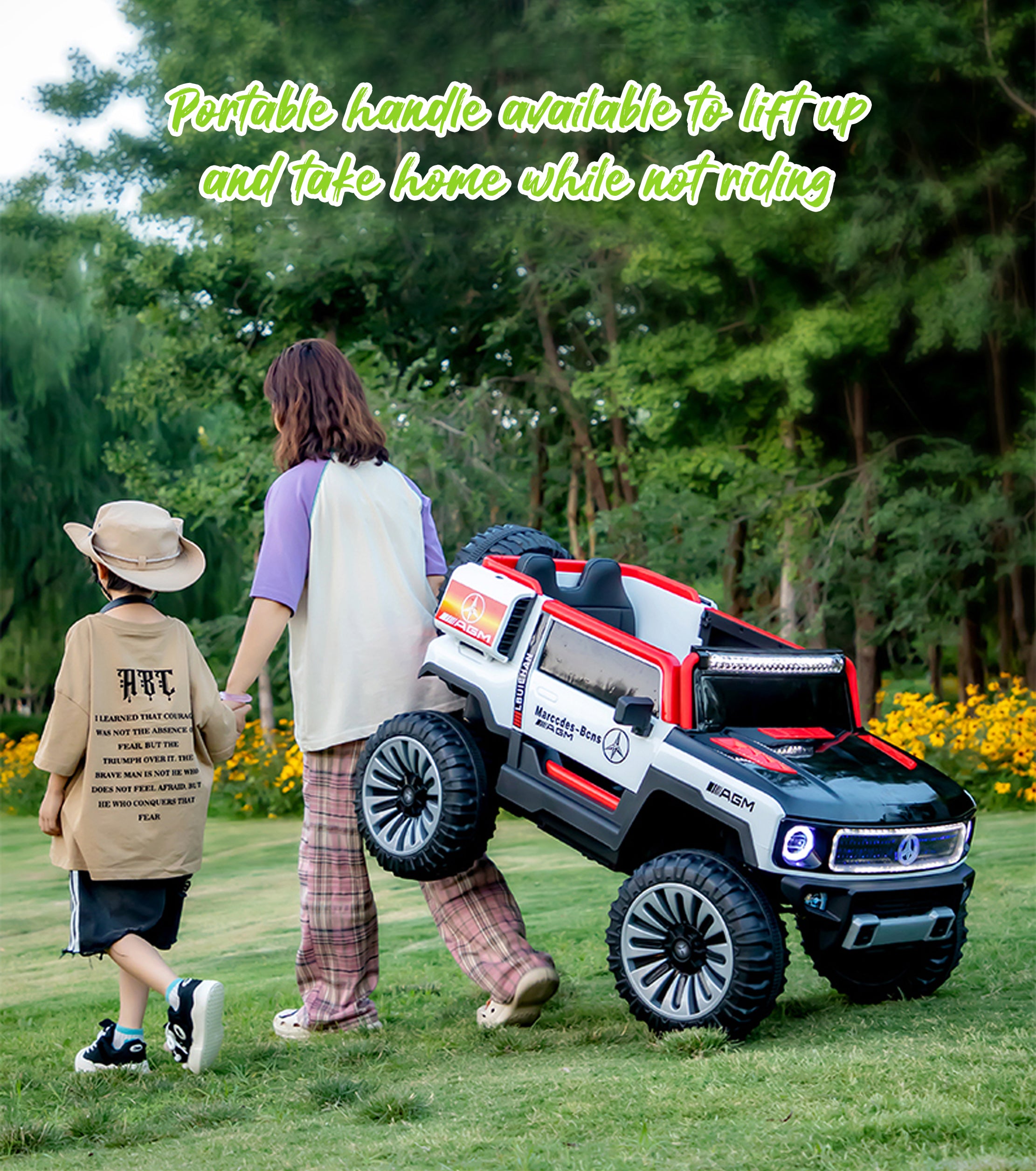 BenzCruze V8 Kids 4x4 Electric Ride-On Jeep For Boys & Girls 2–8 Yrs