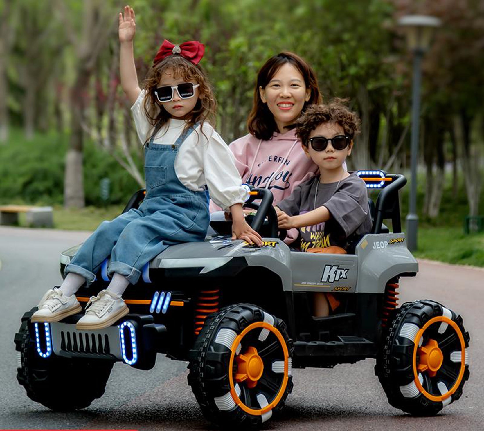 TurboBot 800X Kids 4x4 Electric Ride-On Jeep for Kids Aged 2–8