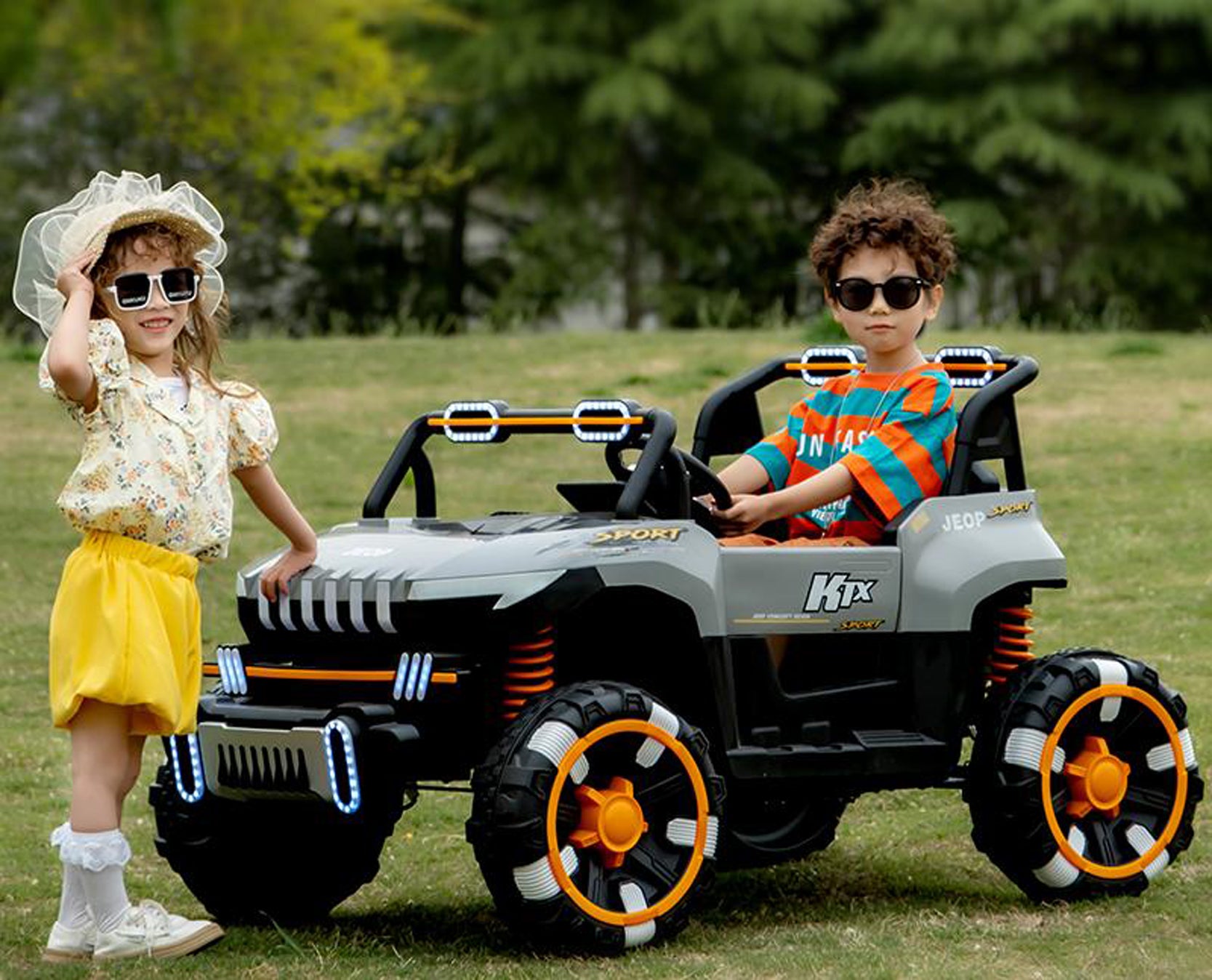 TurboBot 800X Kids 4x4 Electric Ride-On Jeep for Kids Aged 2–8