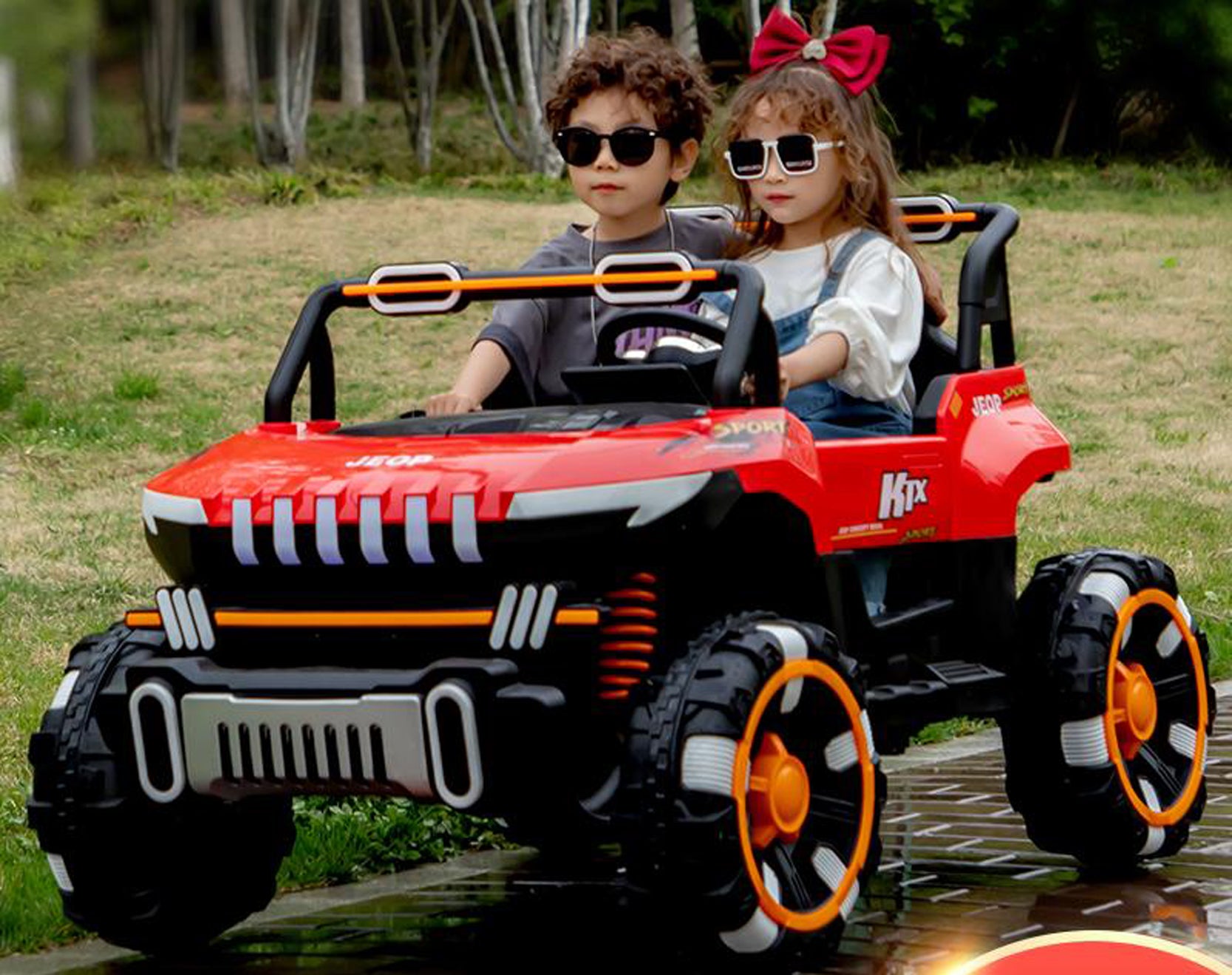 TurboBot 800X Kids 4x4 Electric Ride-On Jeep for Kids Aged 2–8