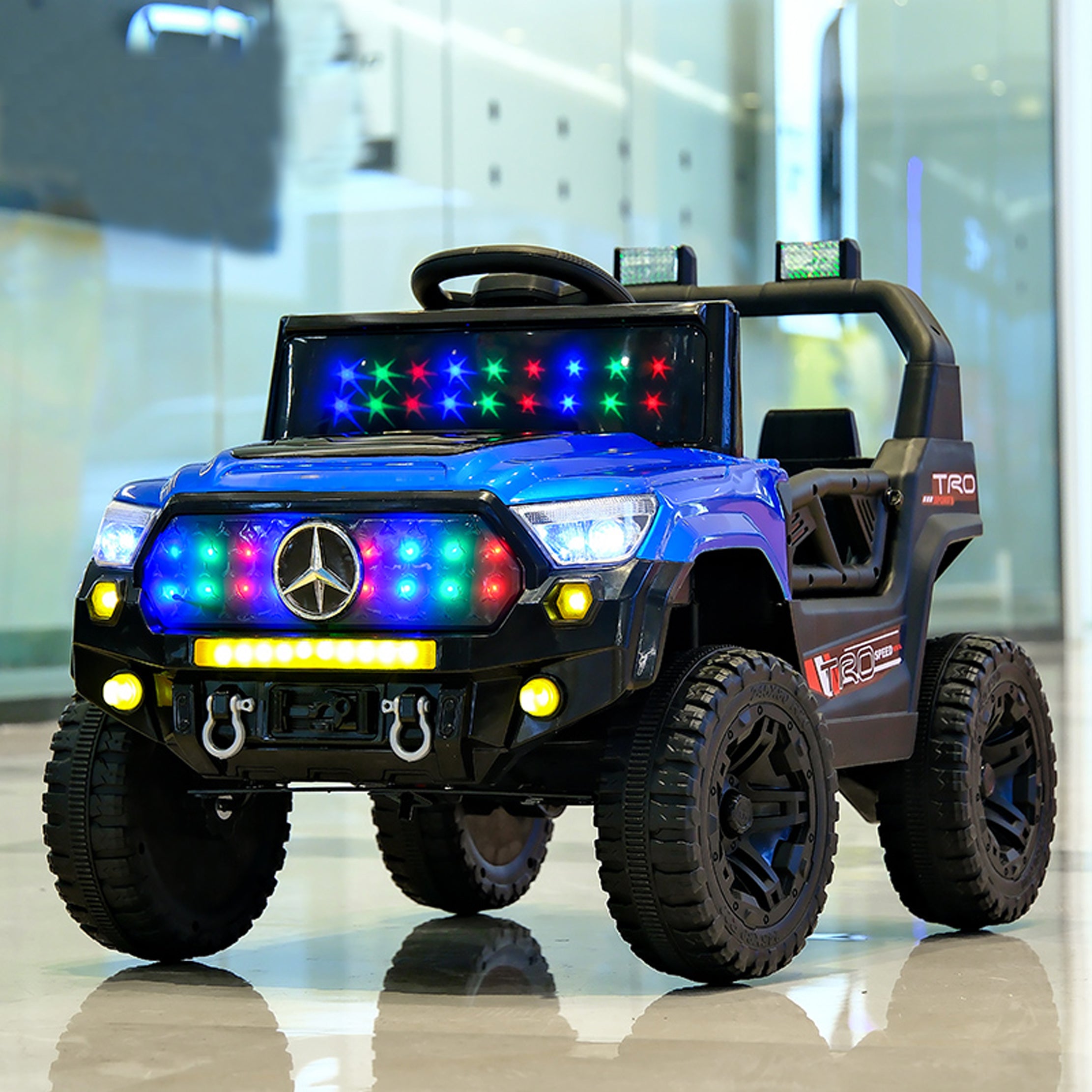 Cubbycoo Hunter 4x4 Battery Operated Jeep for Kids 2 to 6 Years Boys & Girls