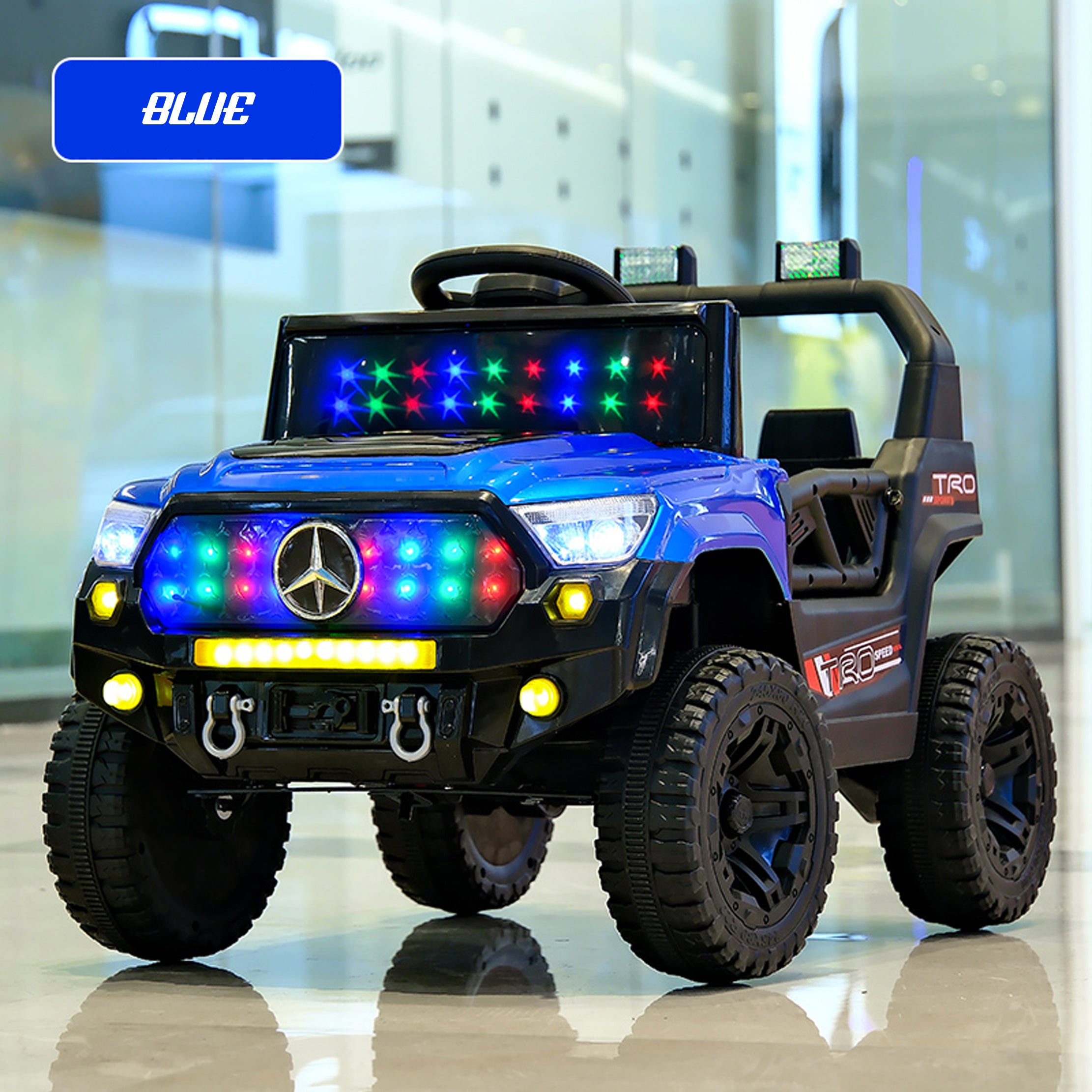 Cubbycoo Hunter 4x4 Battery Operated Jeep for Kids 2 to 6 Years Boys & Girls