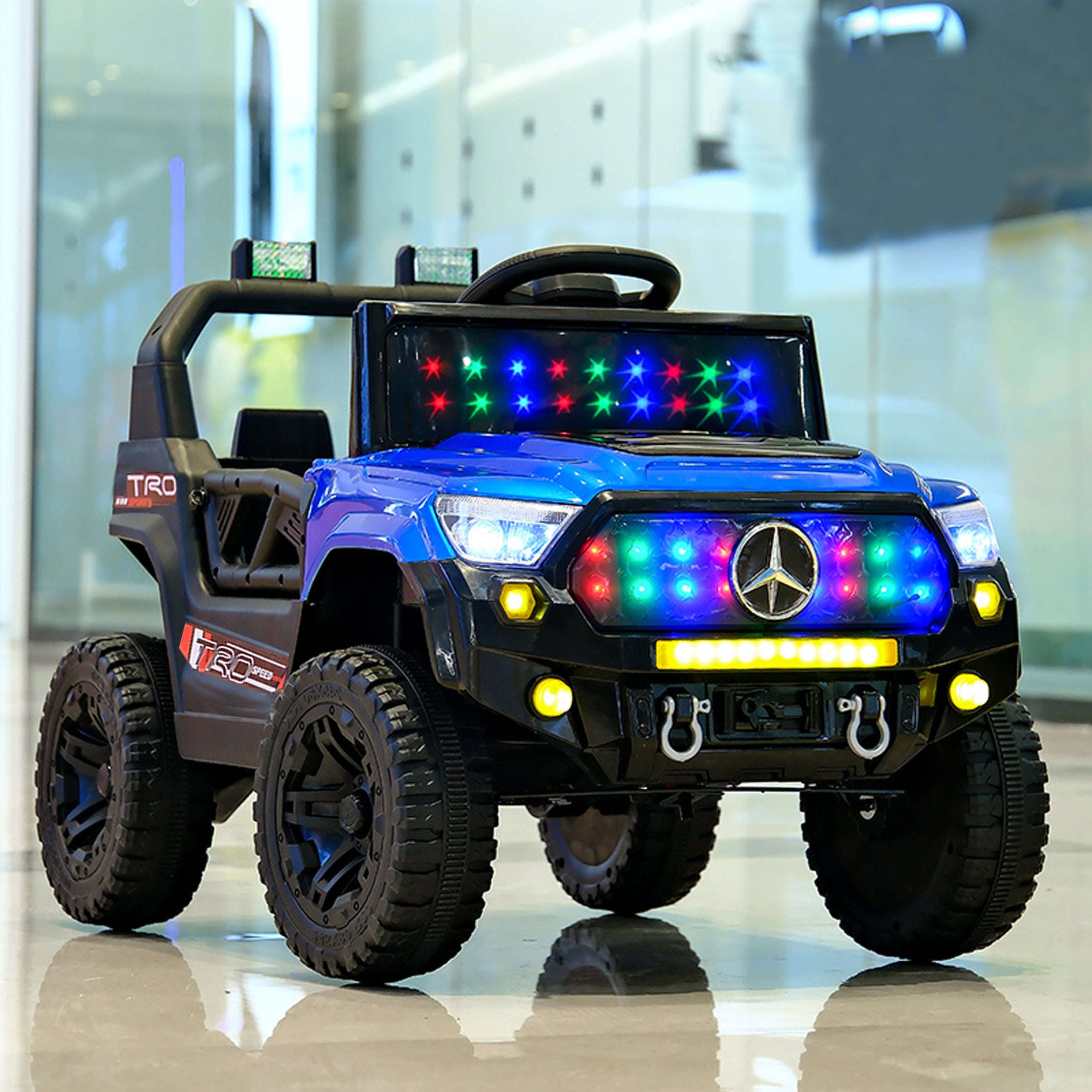 Cubbycoo Hunter 4x4 Battery Operated Jeep for Kids 2 to 6 Years Boys & Girls