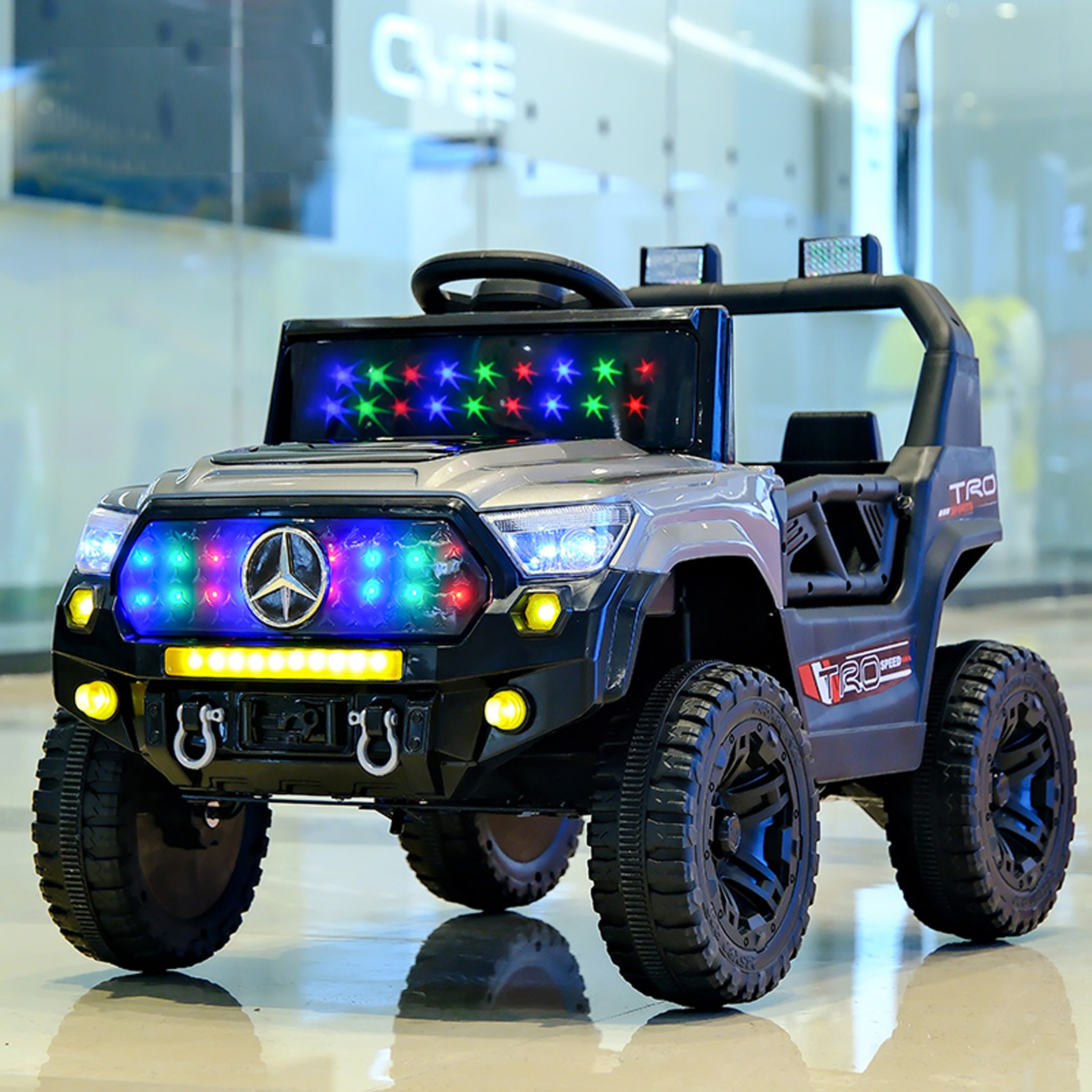 Cubbycoo Hunter 4x4 Battery Operated Jeep for Kids 2 to 6 Years Boys & Girls