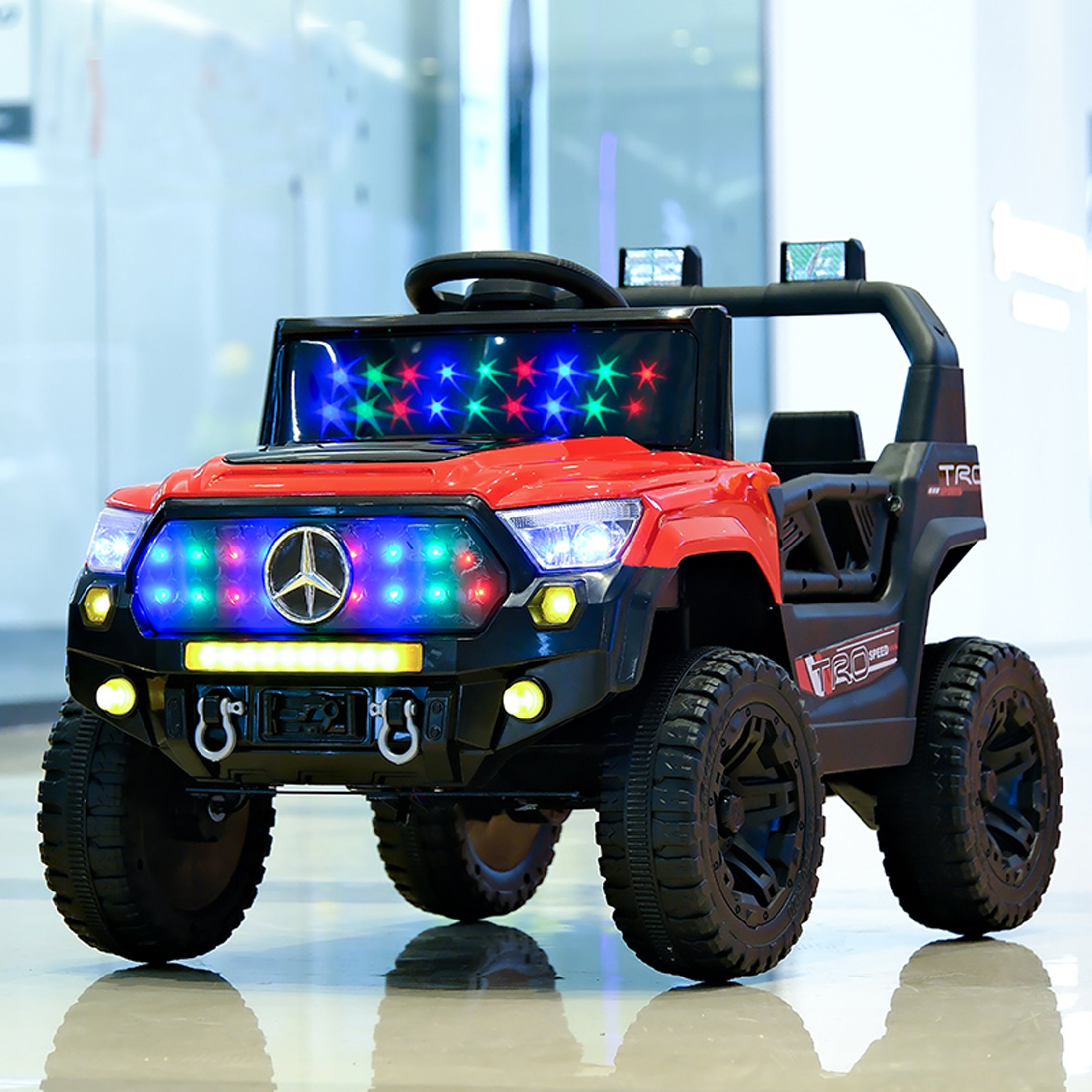 Cubbycoo Hunter 4x4 Battery Operated Jeep for Kids 2 to 6 Years Boys & Girls