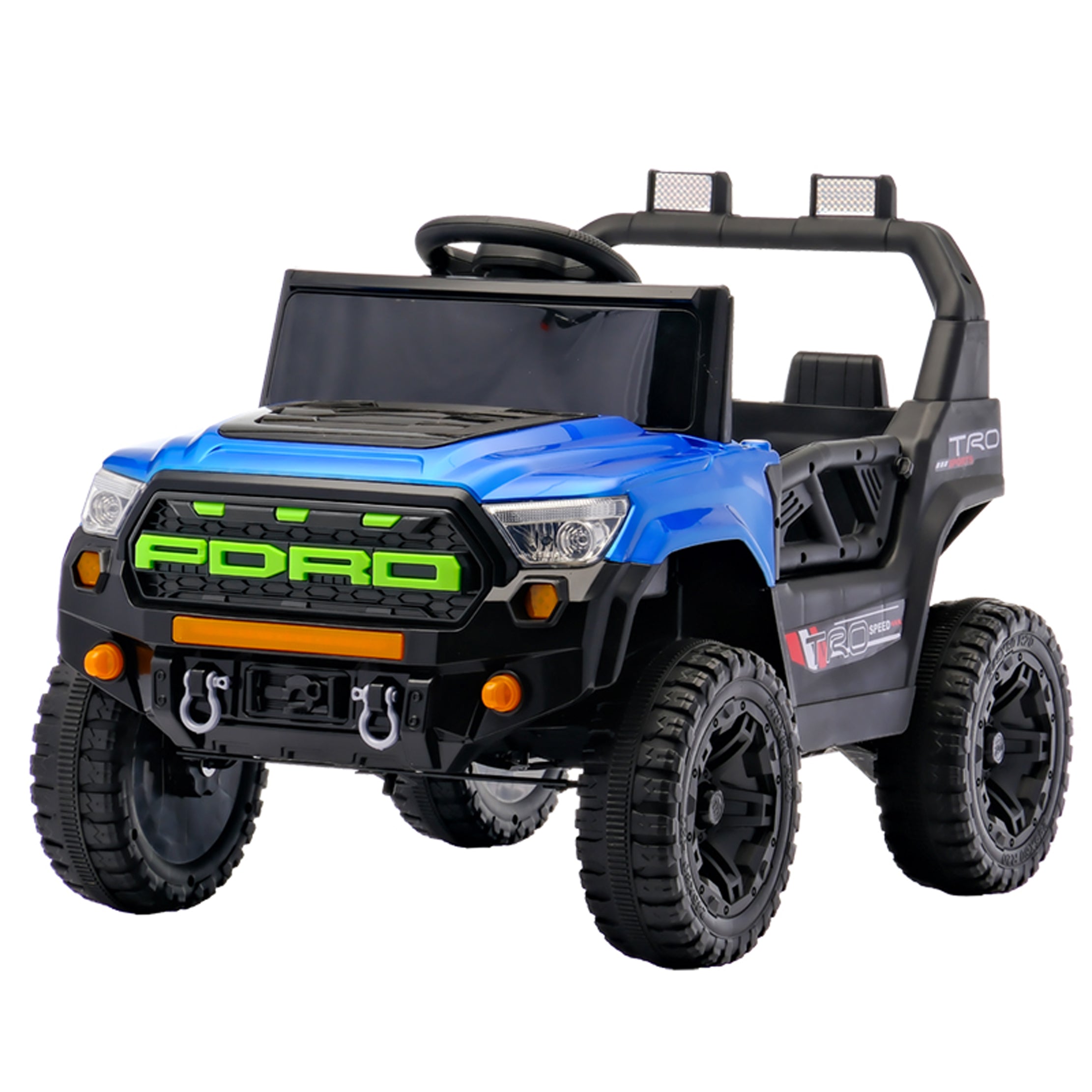 Cubbycoo ThunderChamp 4X Ride-On Electric Jeep for Kids Aged 2–6 Years For Boys & Girls