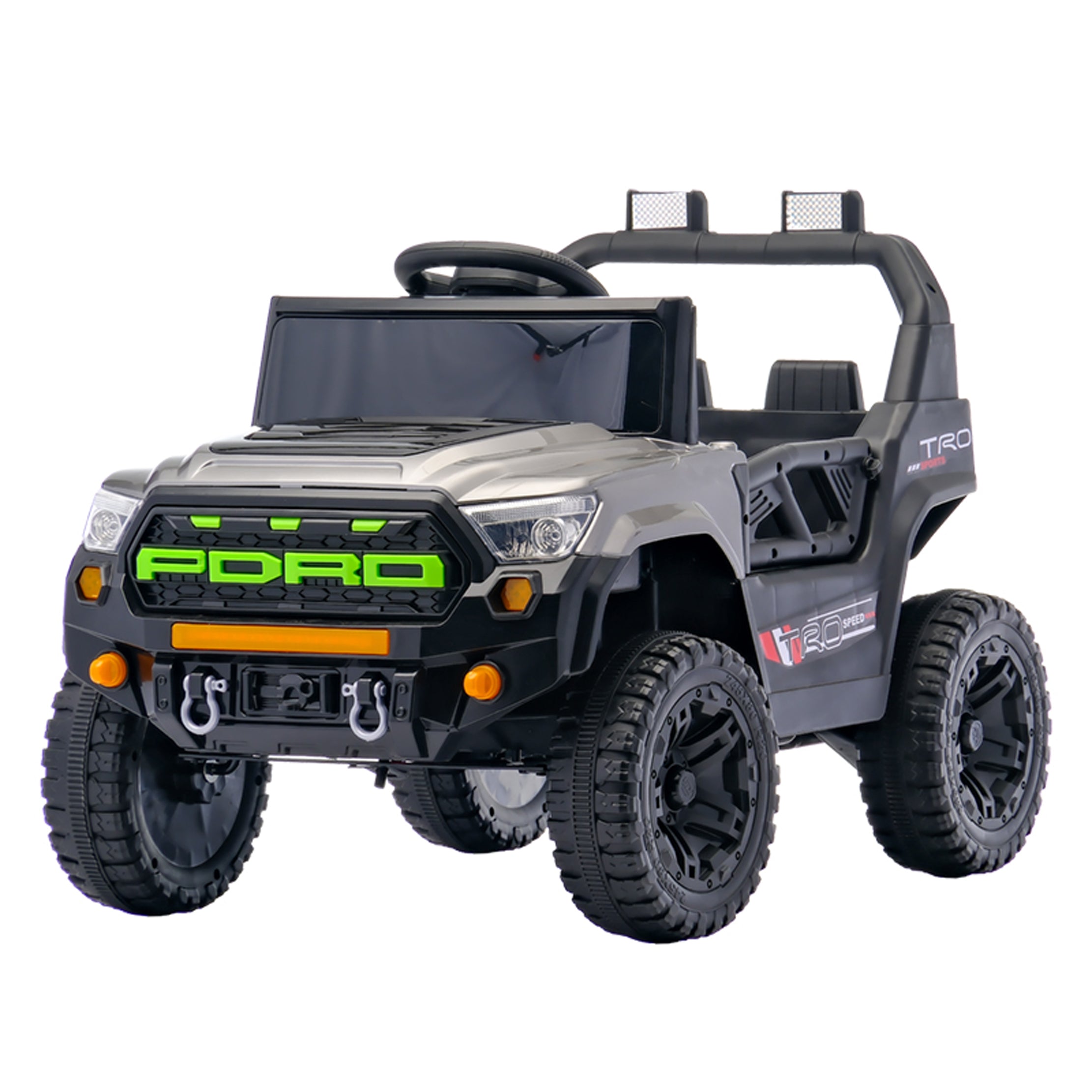 Cubbycoo ThunderChamp 4X Ride-On Electric Jeep for Kids Aged 2–6 Years For Boys & Girls