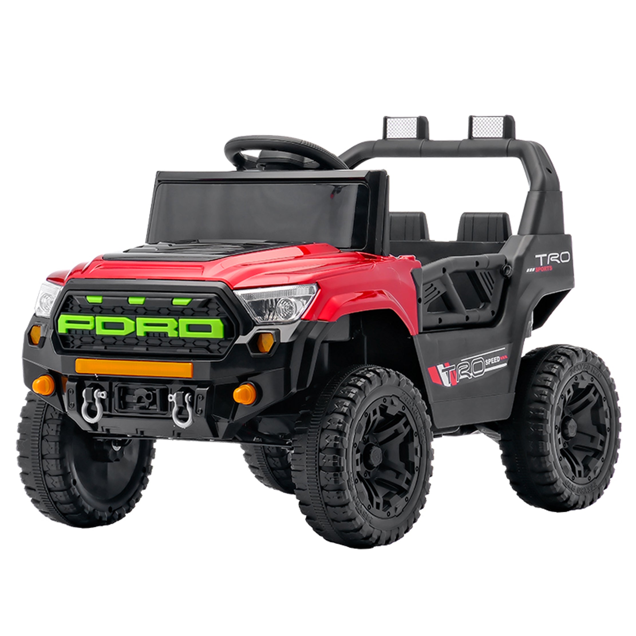 Cubbycoo ThunderChamp 4X Ride-On Electric Jeep for Kids Aged 2–6 Years For Boys & Girls
