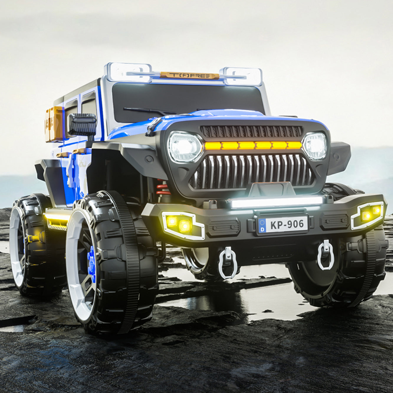 TitanX Armoured 4x4 Electric Ride-On Jeep for Kids 2 to 8 Years