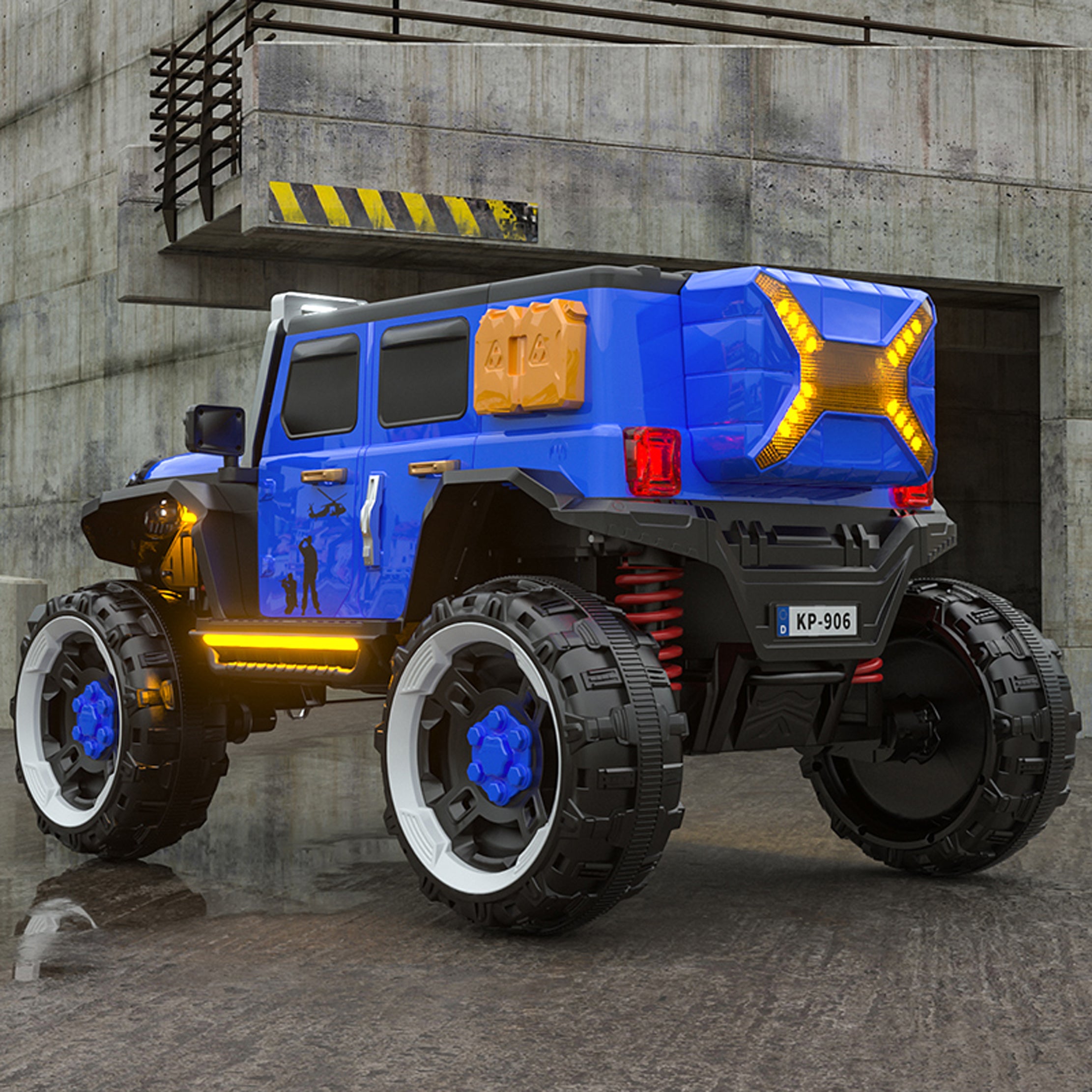 TitanX Armoured 4x4 Electric Ride-On Jeep for Kids 2 to 8 Years