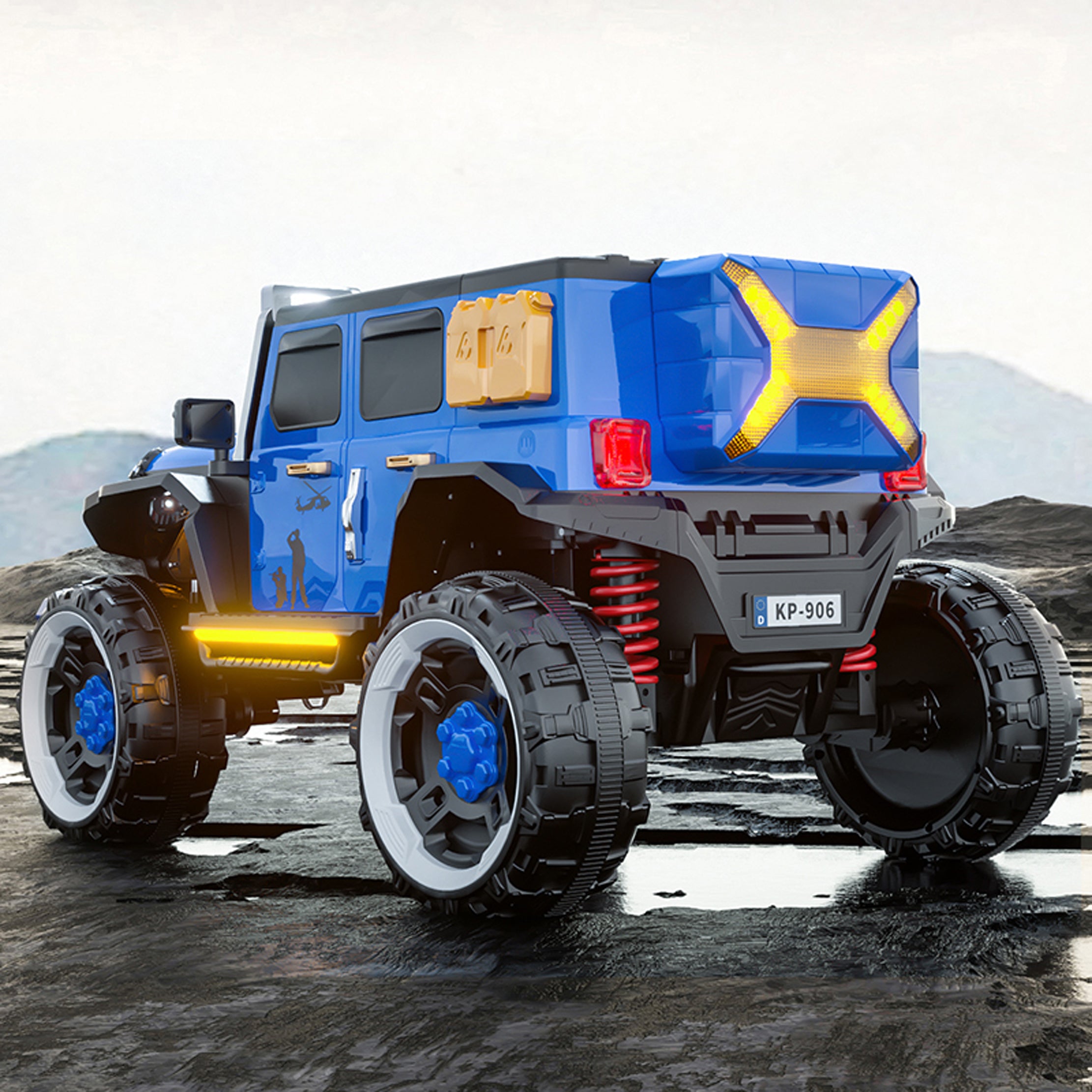 TitanX Armoured 4x4 Electric Ride-On Jeep for Kids 2 to 8 Years