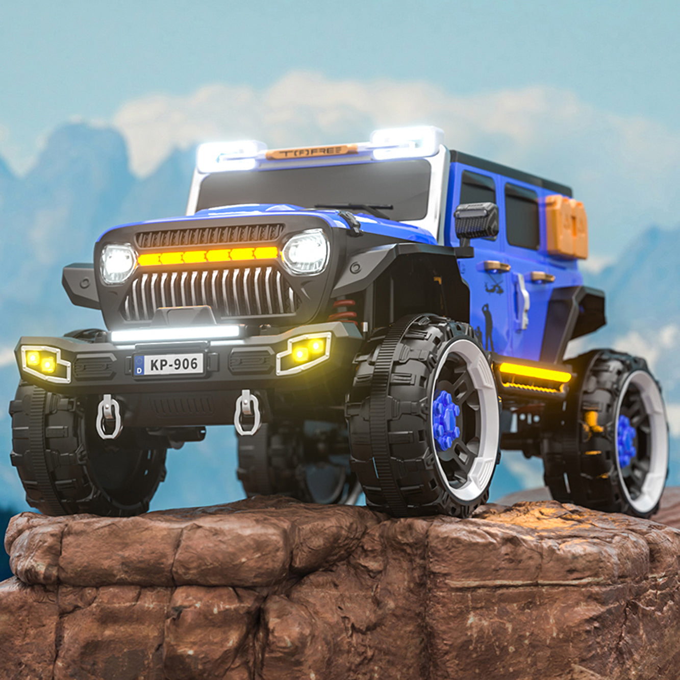 TitanX Armoured 4x4 Electric Ride-On Jeep for Kids 2 to 8 Years