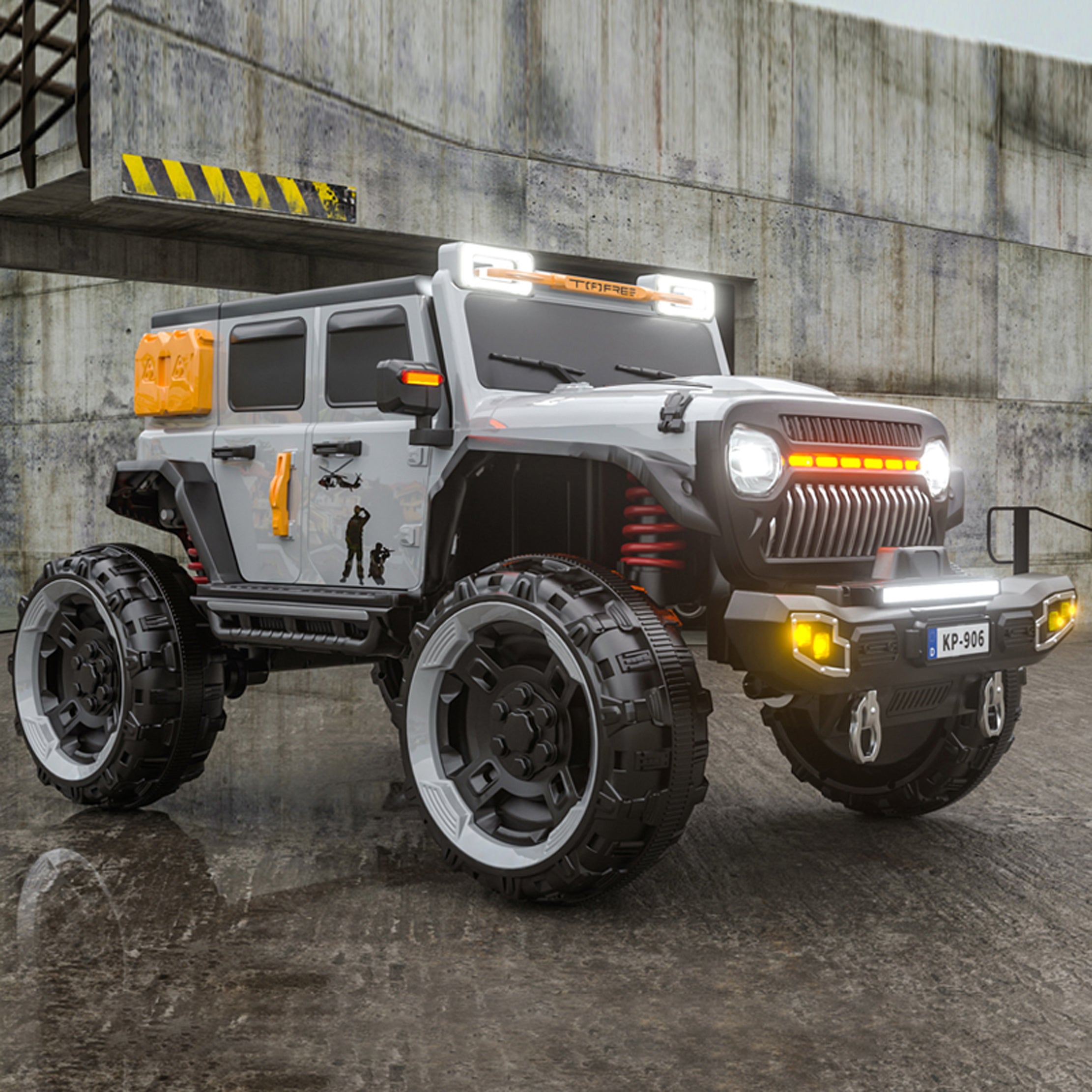 TitanX Armoured 4x4 Electric Ride-On Jeep for Kids 2 to 8 Years