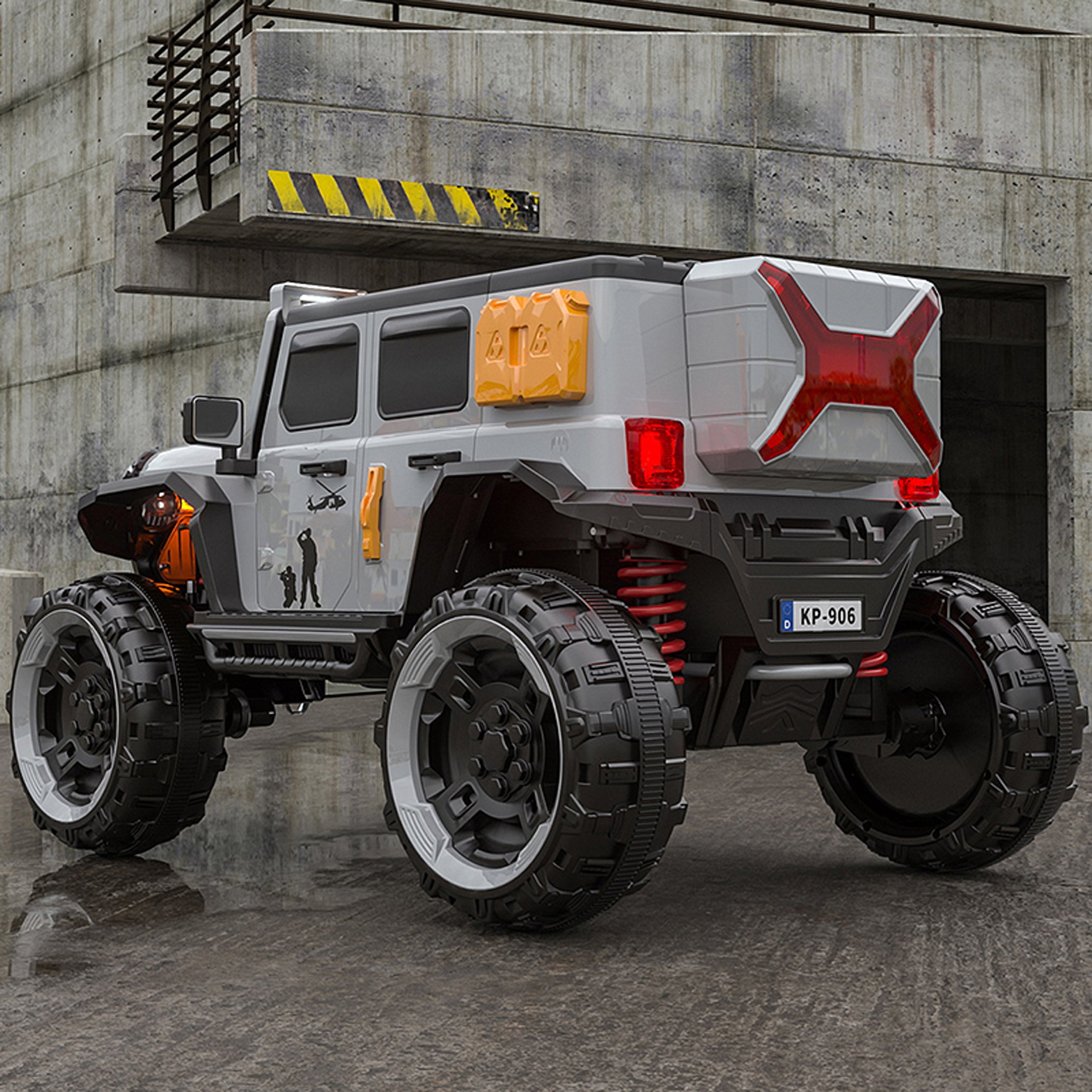 TitanX Armoured 4x4 Electric Ride-On Jeep for Kids 2 to 8 Years