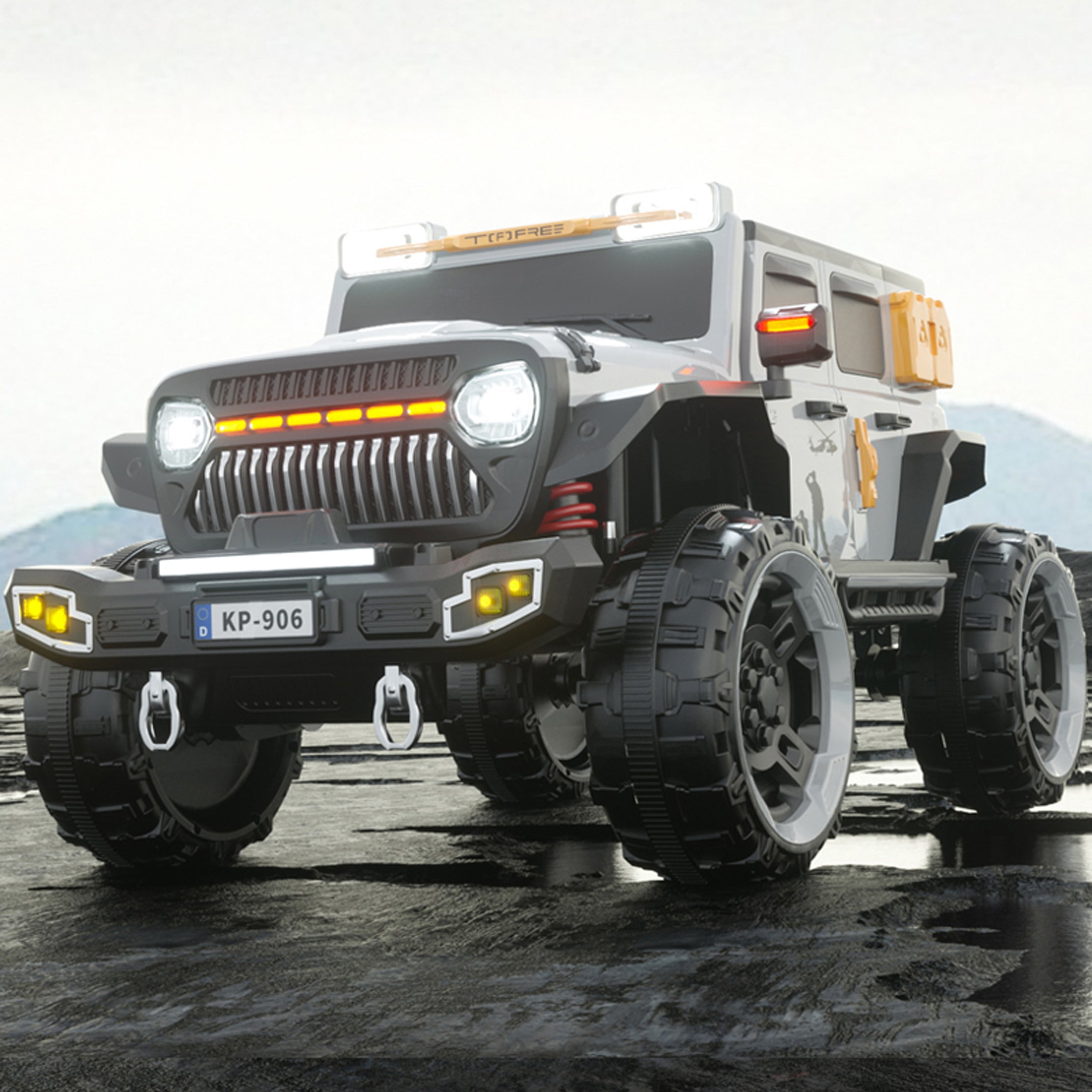 TitanX Armoured 4x4 Electric Ride-On Jeep for Kids 2 to 8 Years