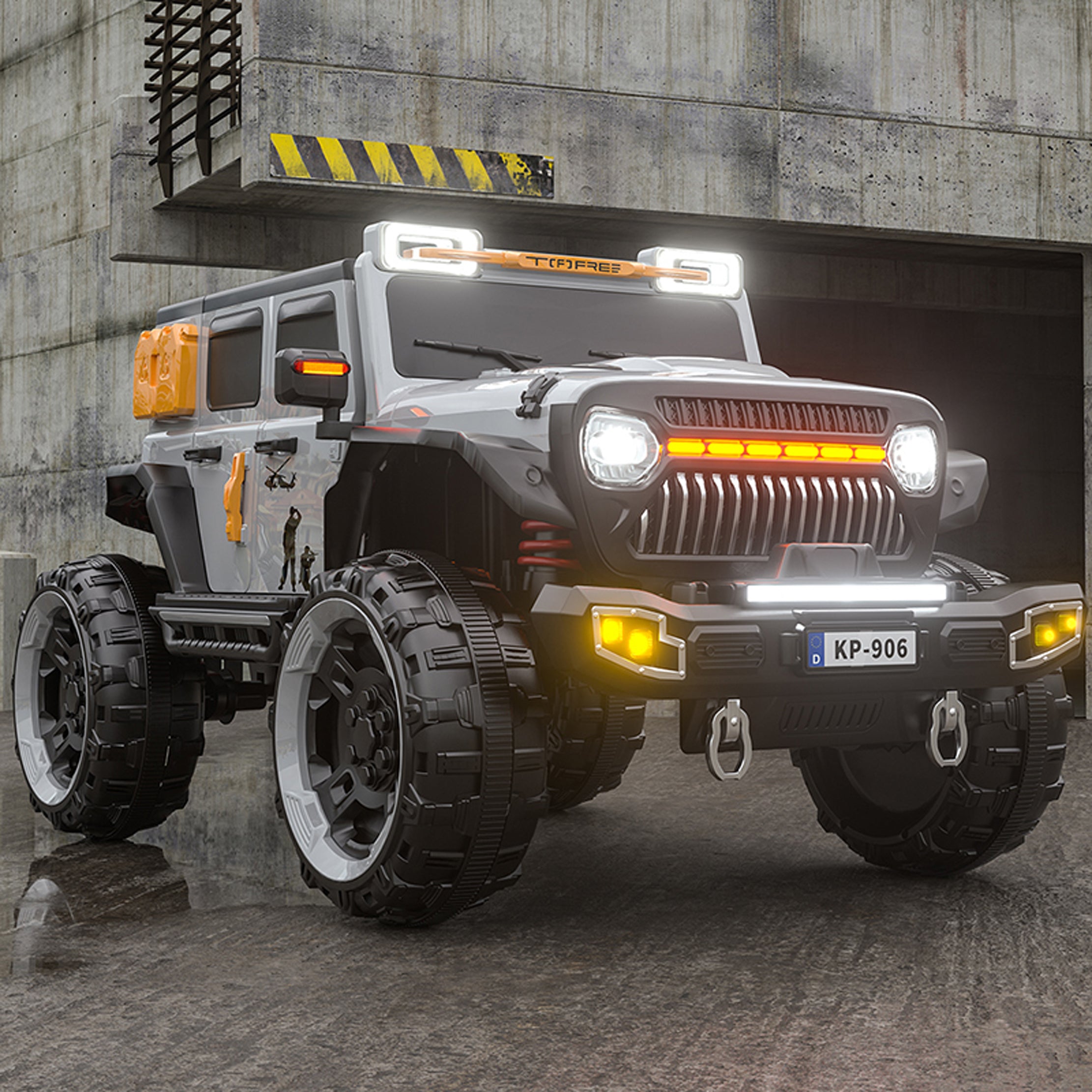 TitanX Armoured 4x4 Electric Ride-On Jeep for Kids 2 to 8 Years