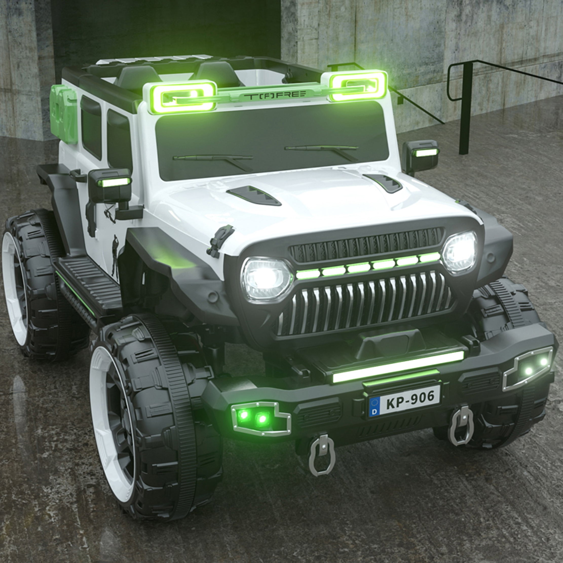 TitanX Armoured 4x4 Electric Ride-On Jeep for Kids 2 to 8 Years
