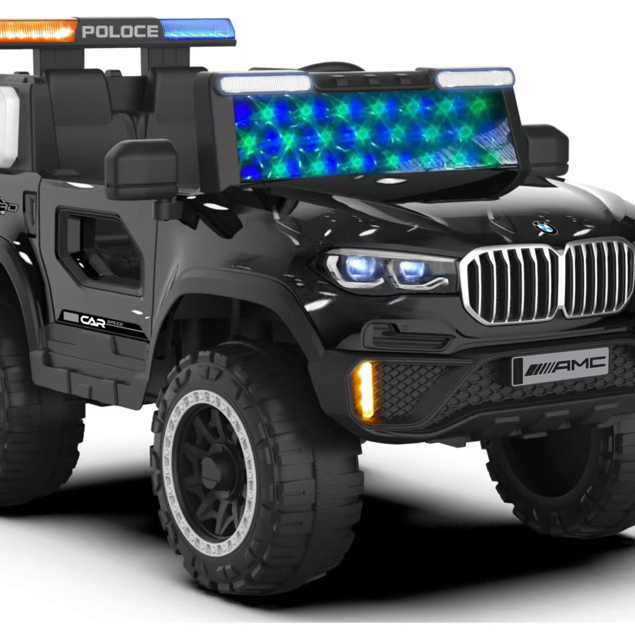 Cubbycoo ForceXplorer X7 Police Kids Electric Car for kids