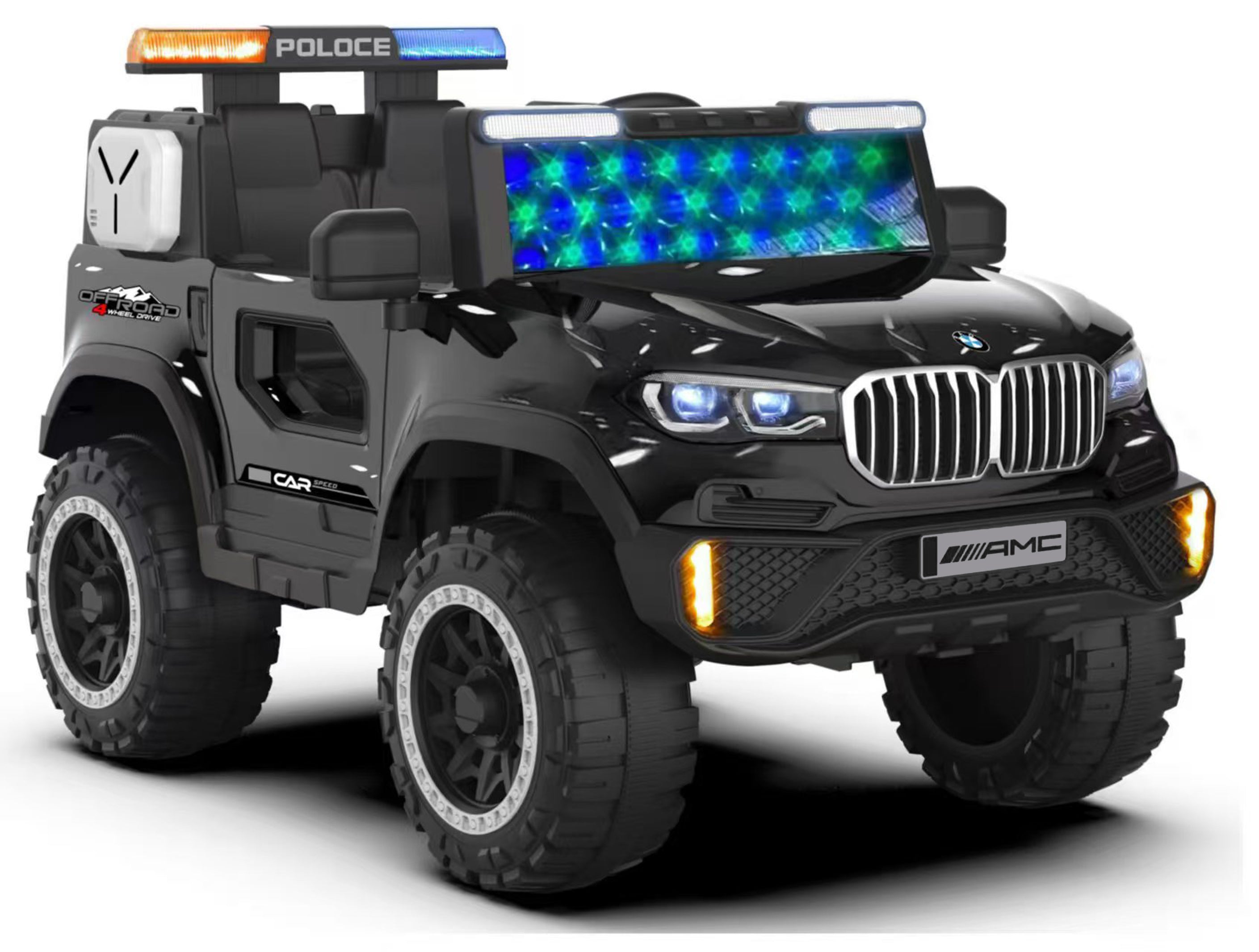 Cubbycoo ForceXplorer X7 Police Kids Electric Car for kids