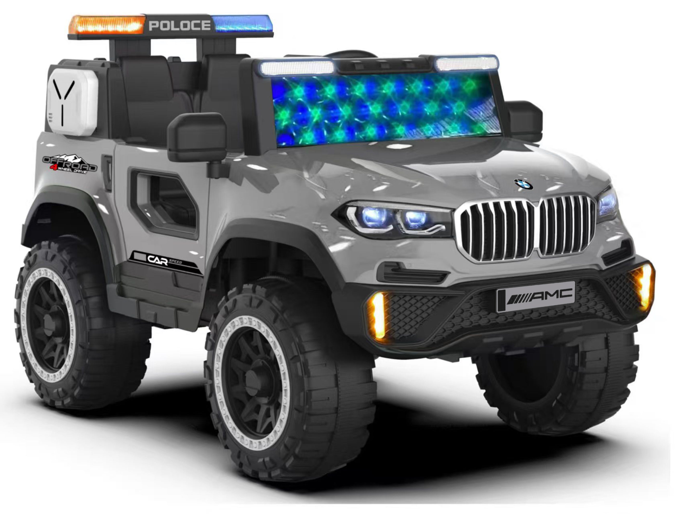 Cubbycoo ForceXplorer X7 Police Kids Electric Car for kids