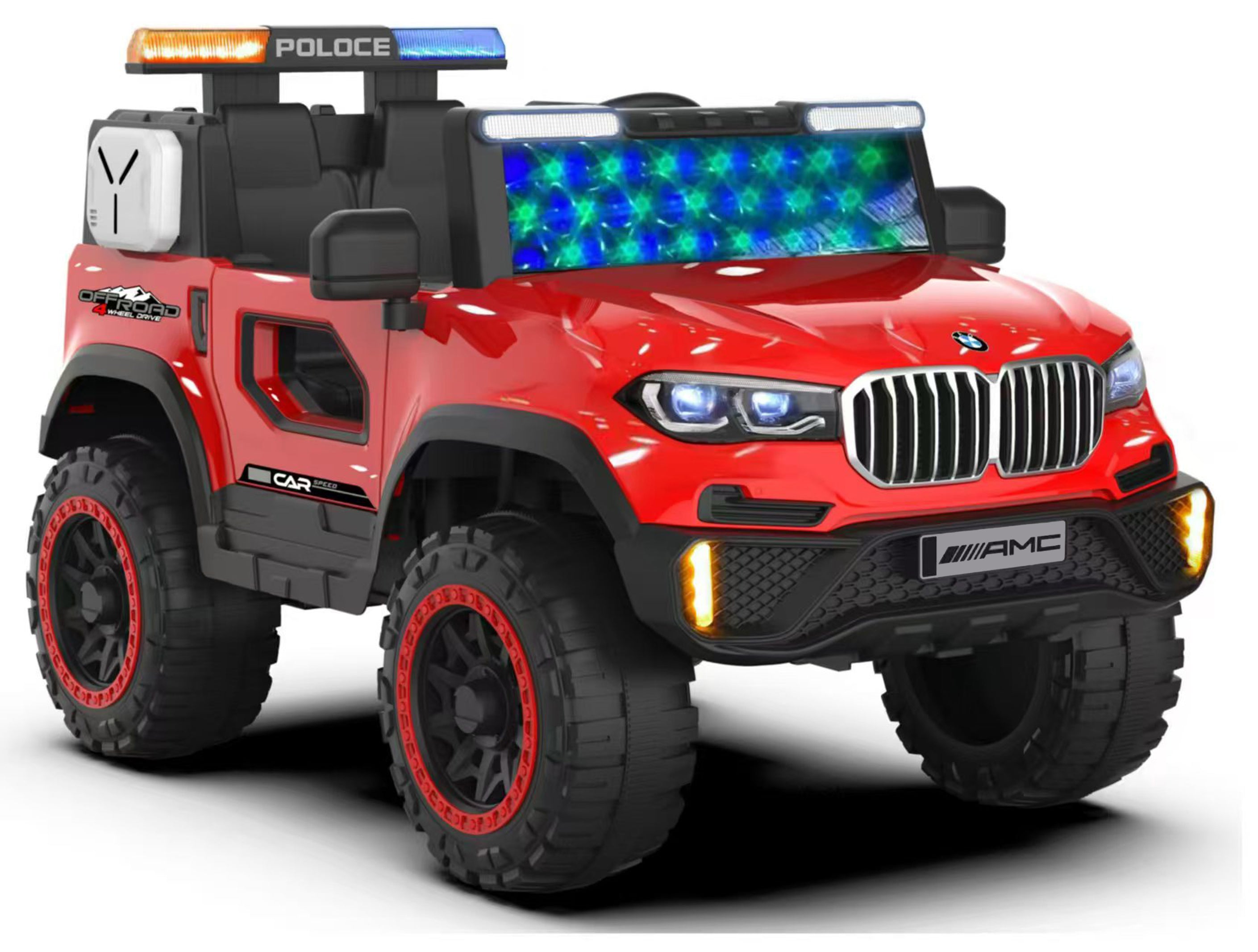 Cubbycoo ForceXplorer X7 Police Kids Electric Car for kids