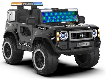 RoadChief P911 Police Edition 4x4 Battery Operated Jeep for Kids 2 to 8 Years